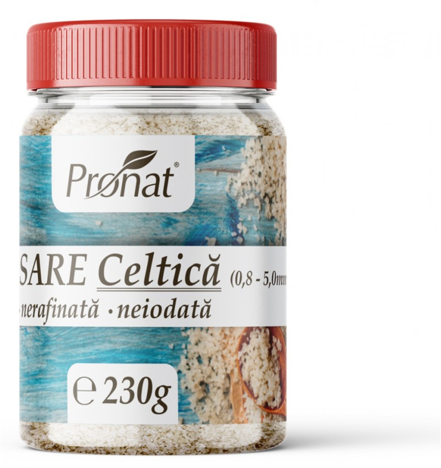 Sare celtica grunjoasa, nerafinată, neiodata, 230g