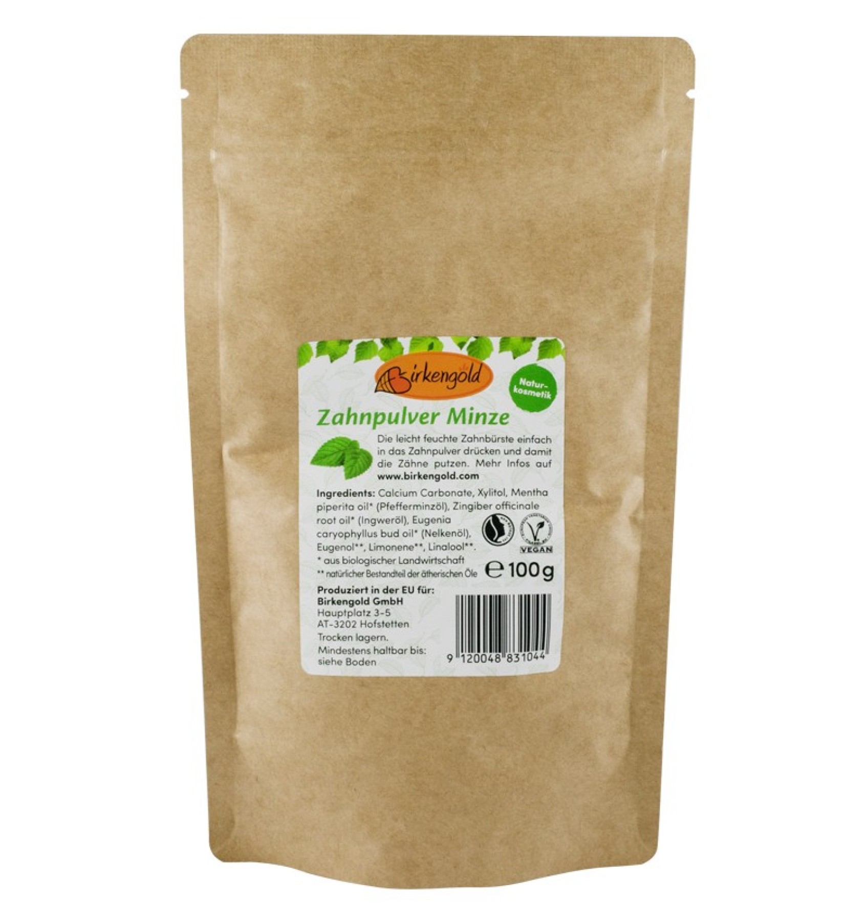 Pulbere dentara cu menta si xylitol 100gr