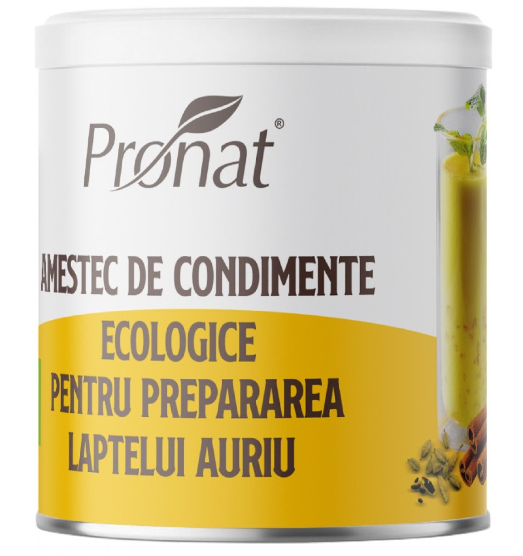 ECO/BIO Amestec de condimente pentru prepararea laptelui auriu, 100gr