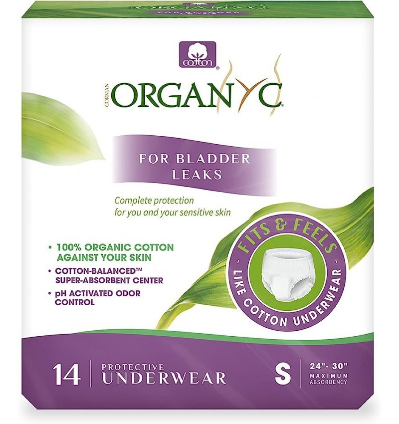 Lenjerie intima de protectie pentru incontinenta urinara, 14 buc. marimea S