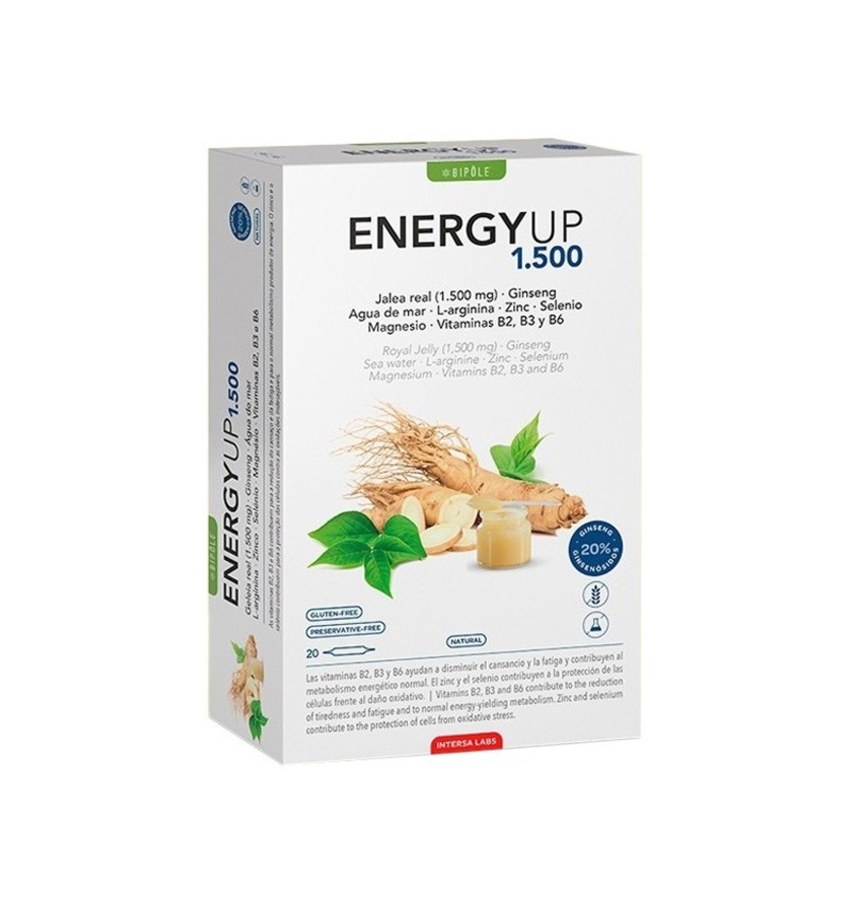 Energy up 1500, 20fiole*20ml