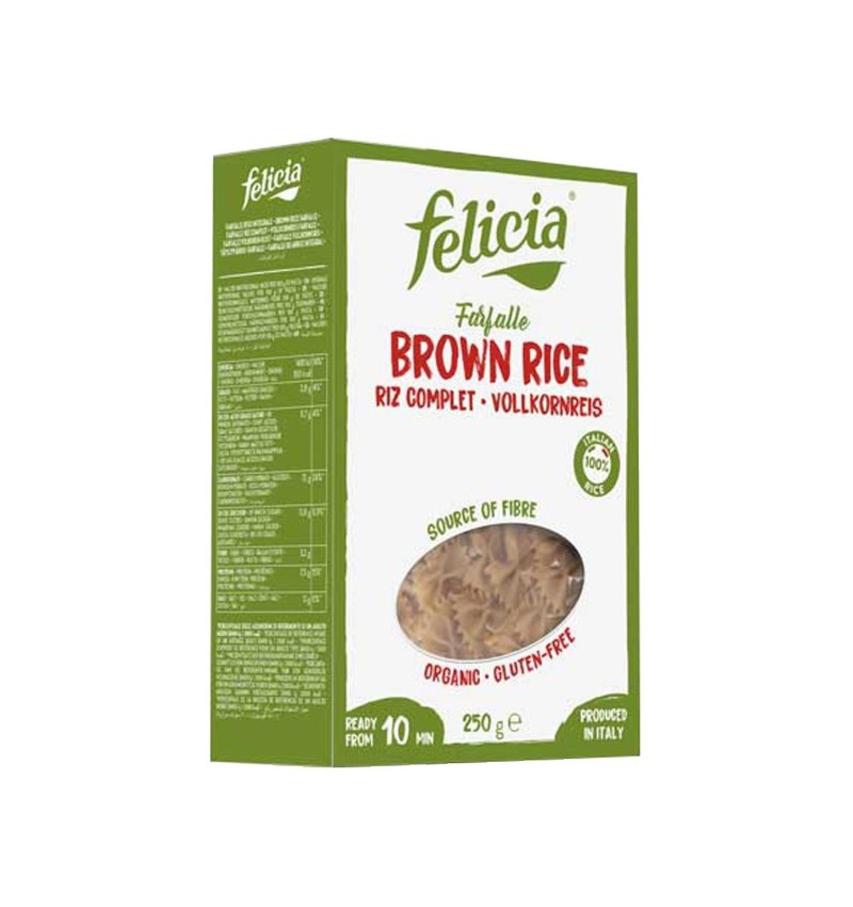 FARFALLE BIO DIN OREZ INTEGRAL 250G Felicia
