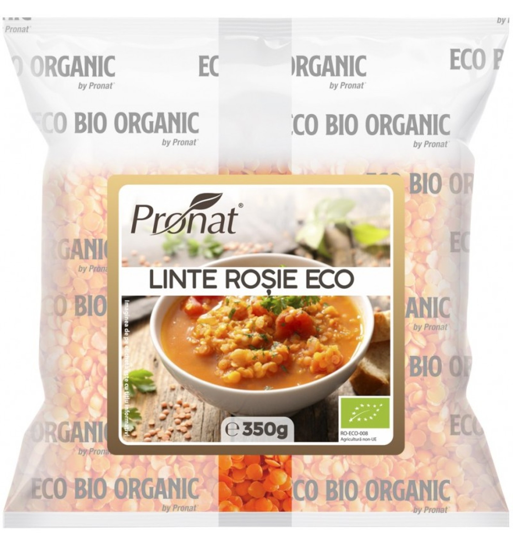 Linte rosie bio, 350 g