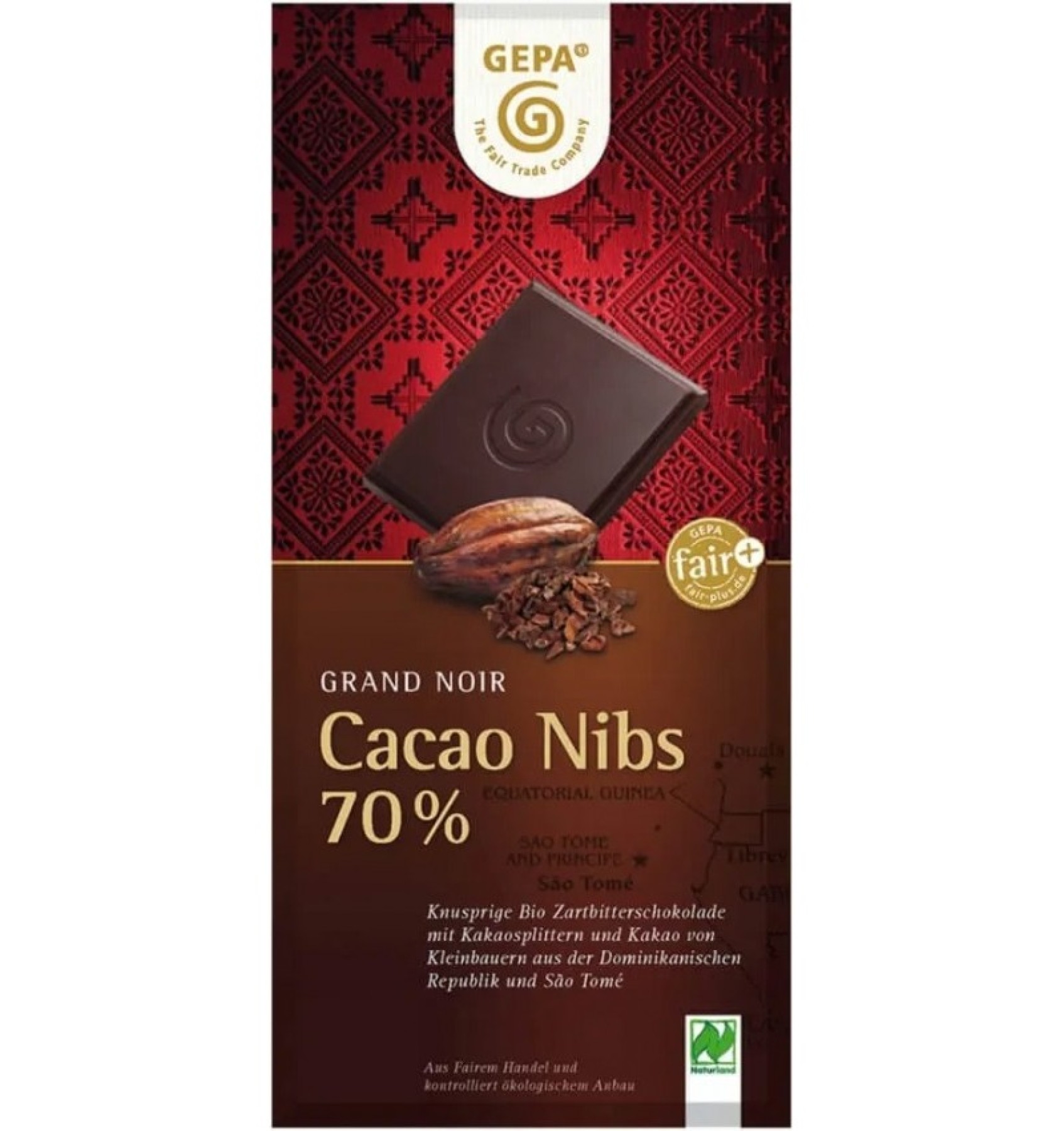 Ciocolata amaruie Bio cu 70% cacao,100 gr Gepa