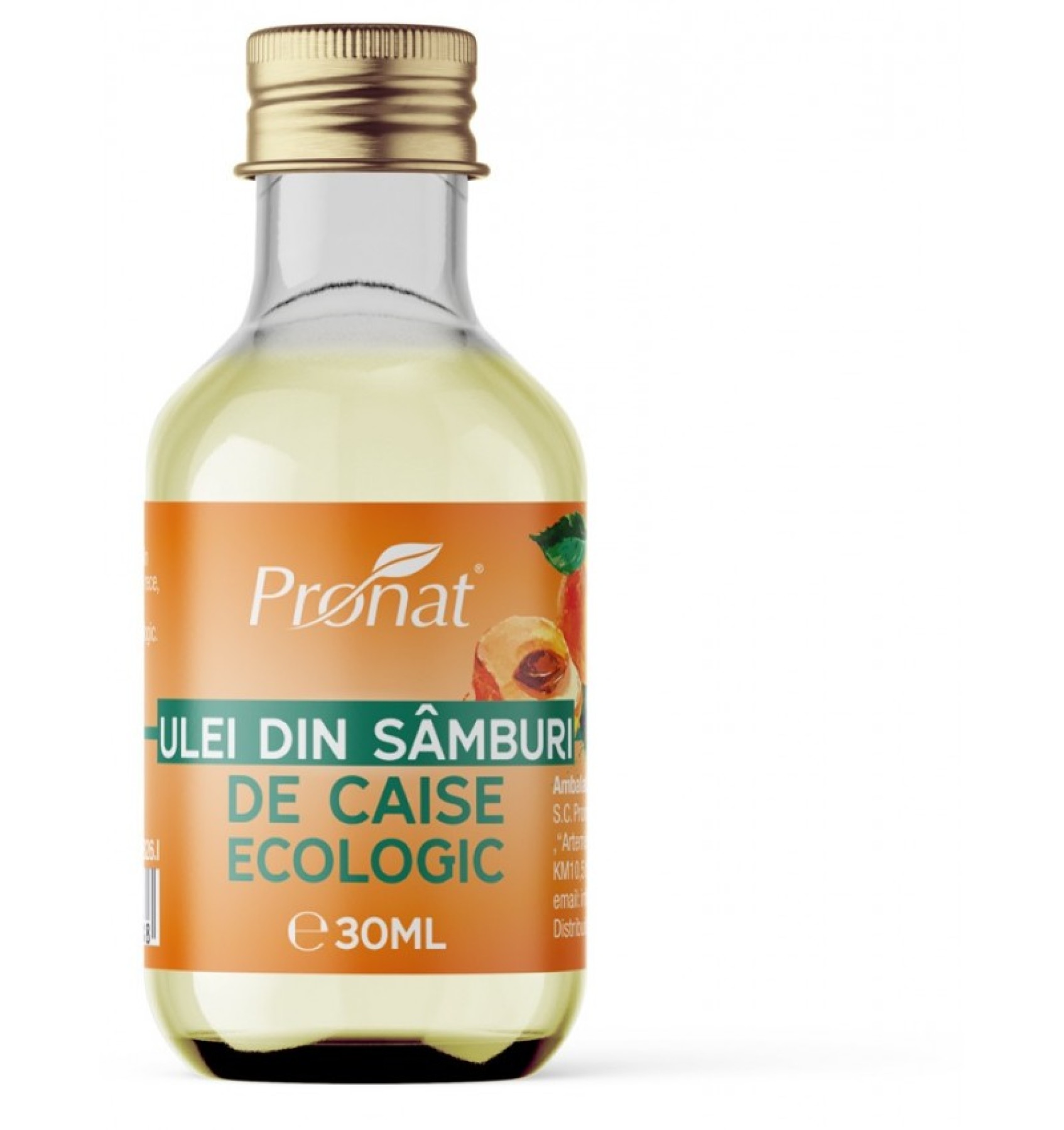 Ulei BIO din samburi de caise, 30 ml