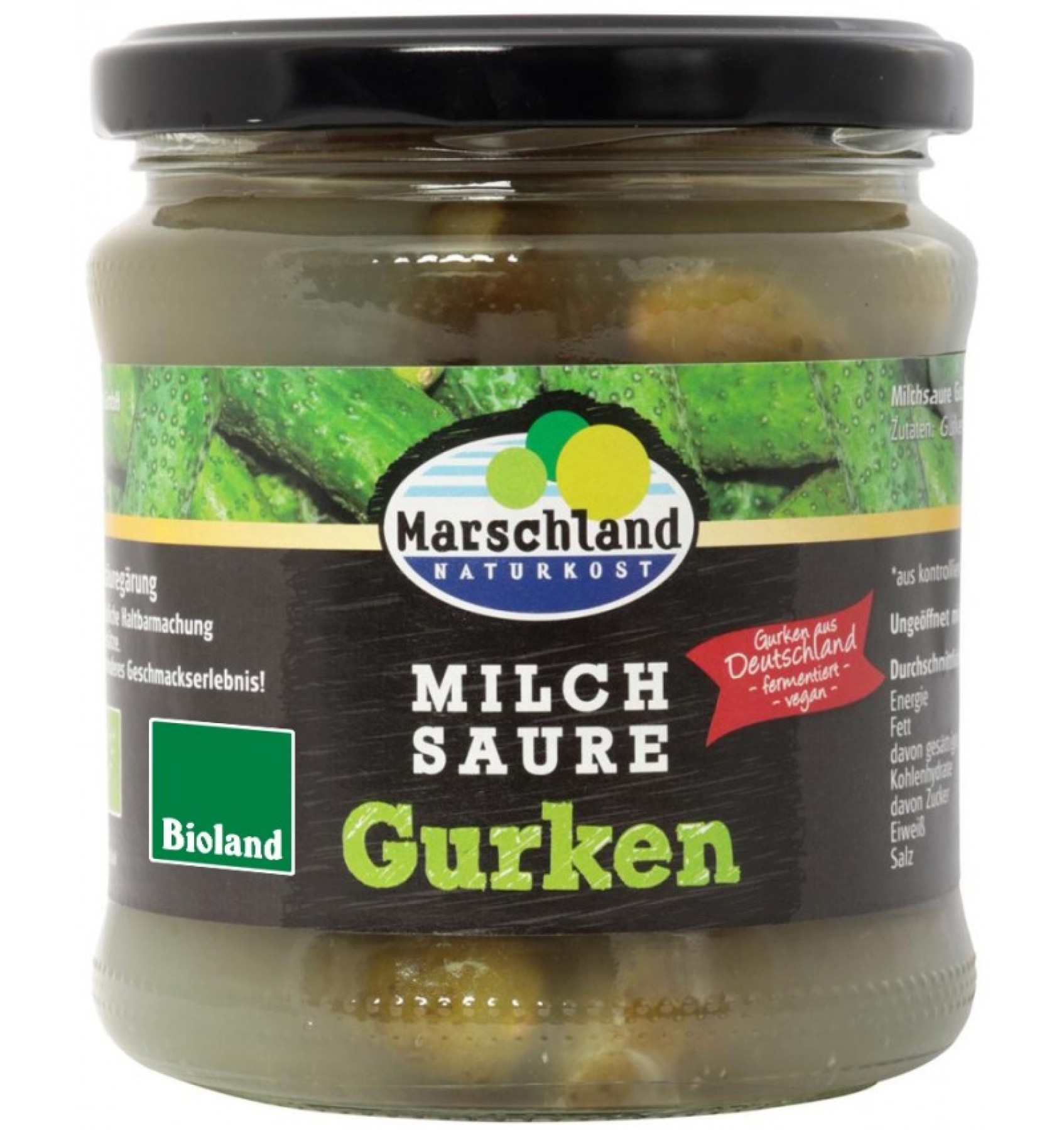 Castraveti bio in saramura, 330/185 g