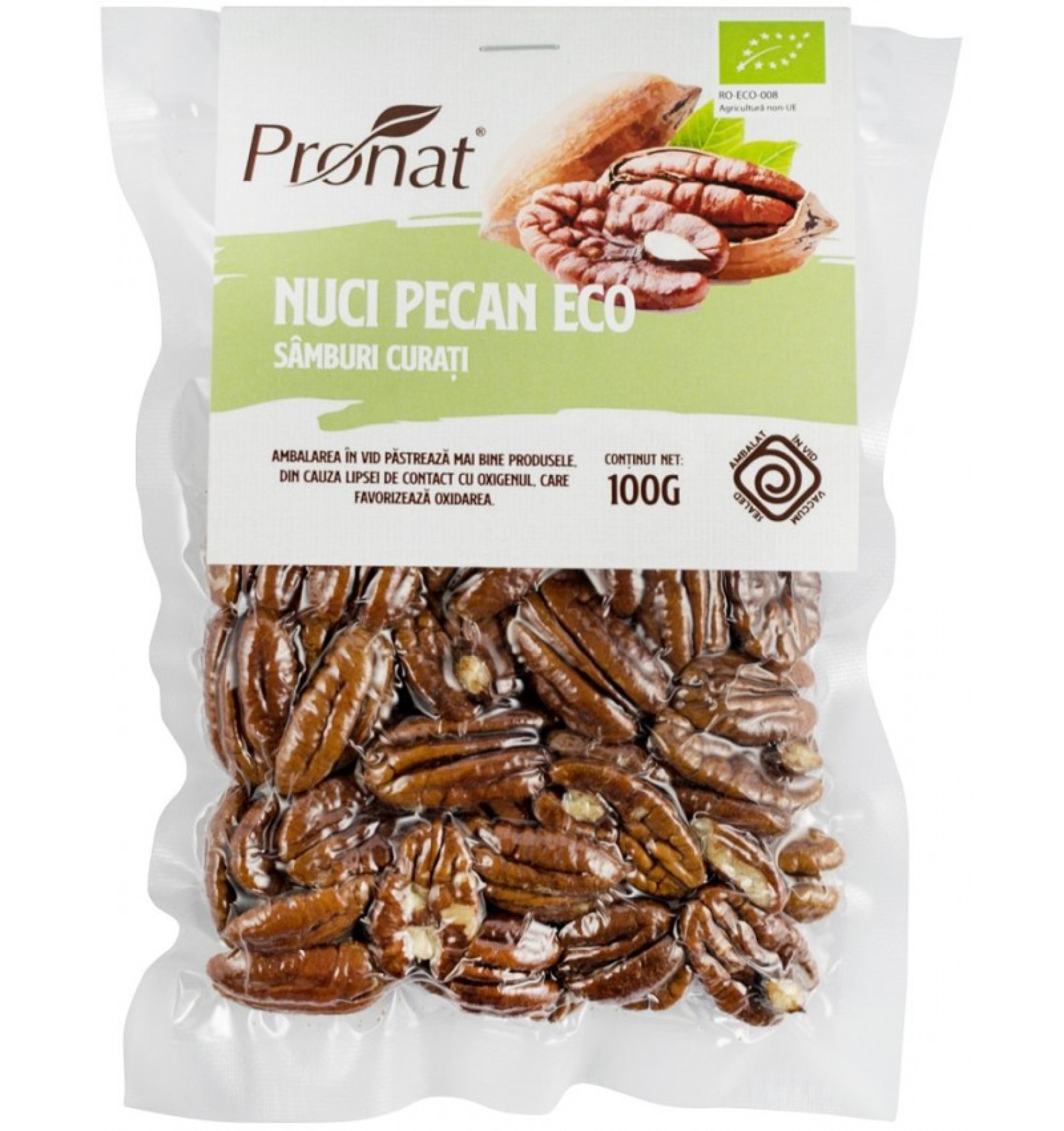 NUCI PECAN BIO, SAMBURI CURATI 100 G