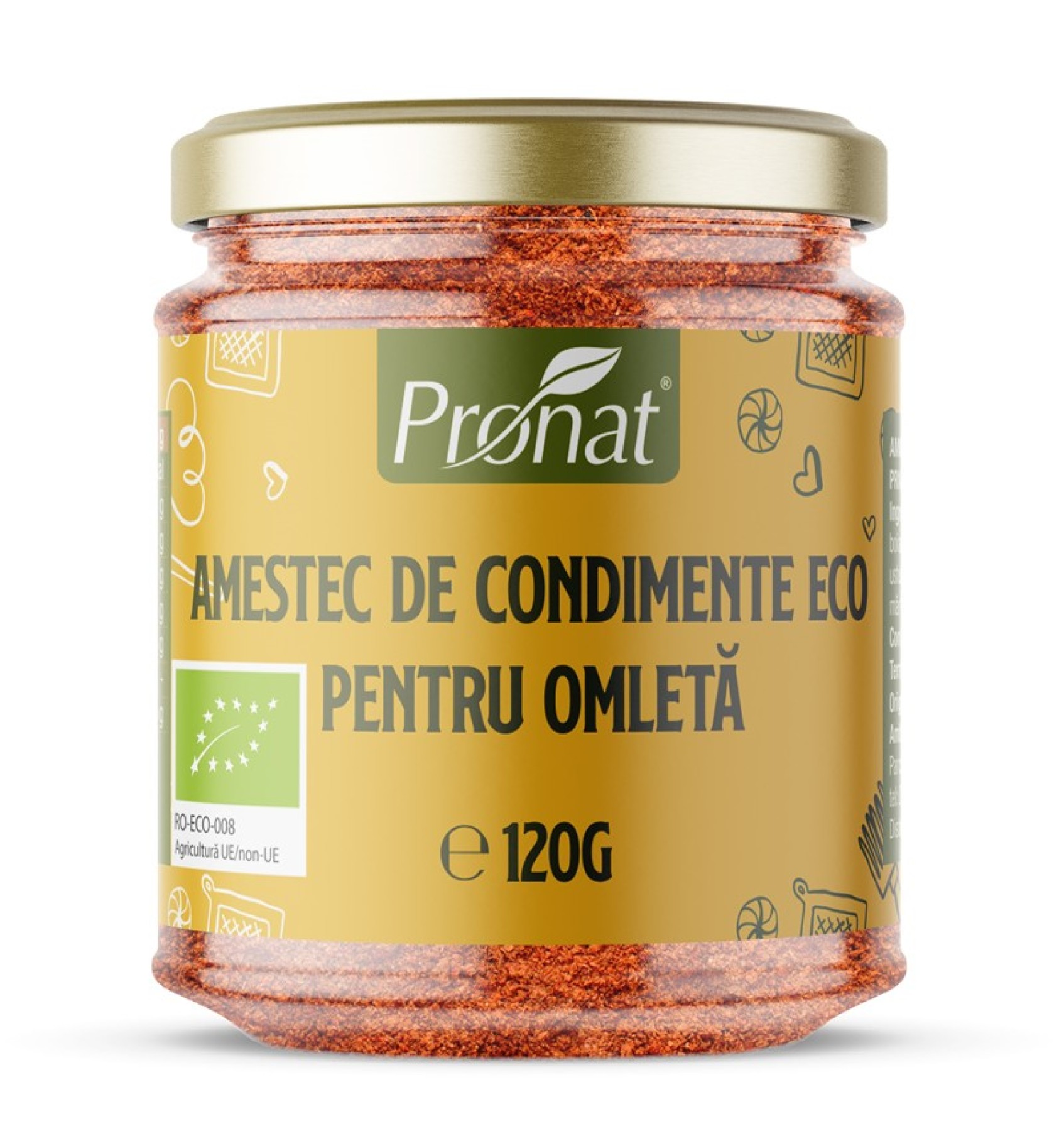 AMESTEC DE CONDIMENTE BIO PENTRU OMLETA, 120G