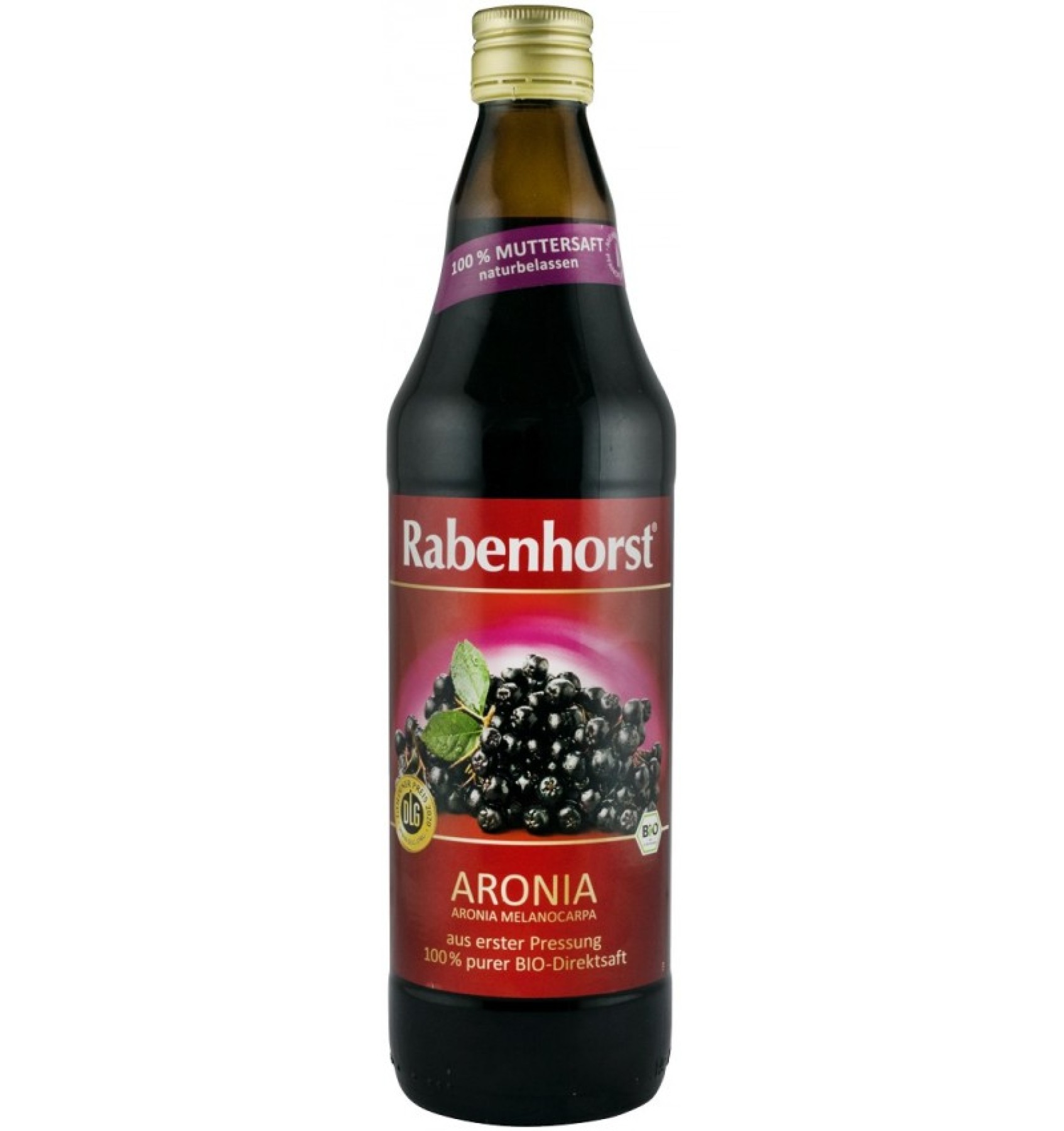 SUC BIO PUR DE ARONIA, 750ML RABENHORST