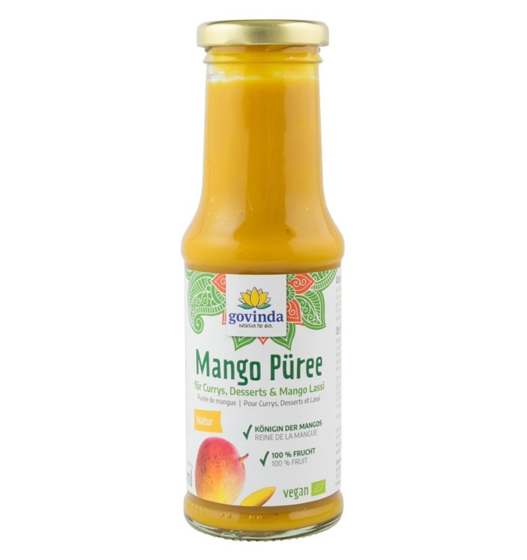 PIURE BIO DE MANGO, 210 ML GOVINDA