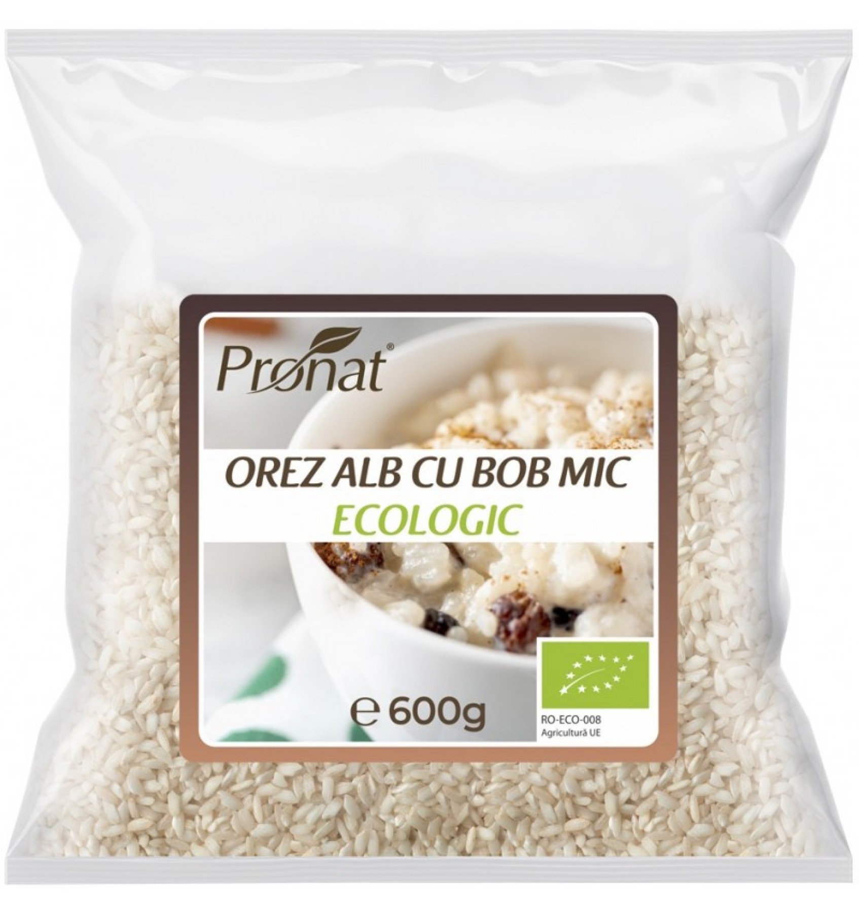 OREZ ALB BIO CU BOB MIC, 600G