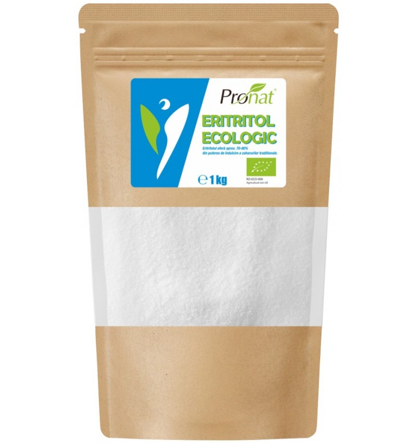 ERITRITOL BIO INLOCUITOR DE ZAHAR, 1KG