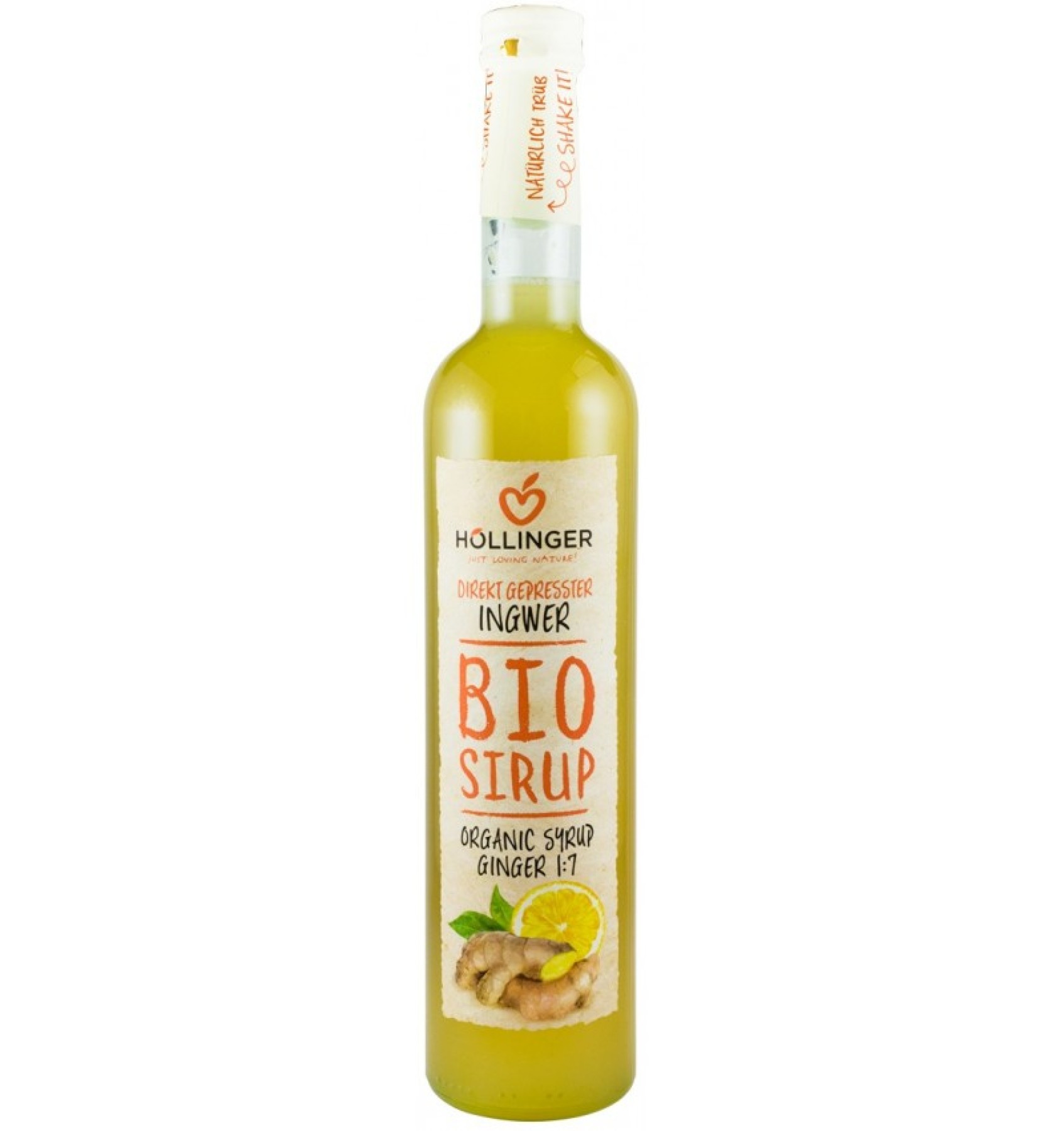 SIROP BIO DIN GHIMBIR SI LAMAIE, 0,5 L HOLLINGER