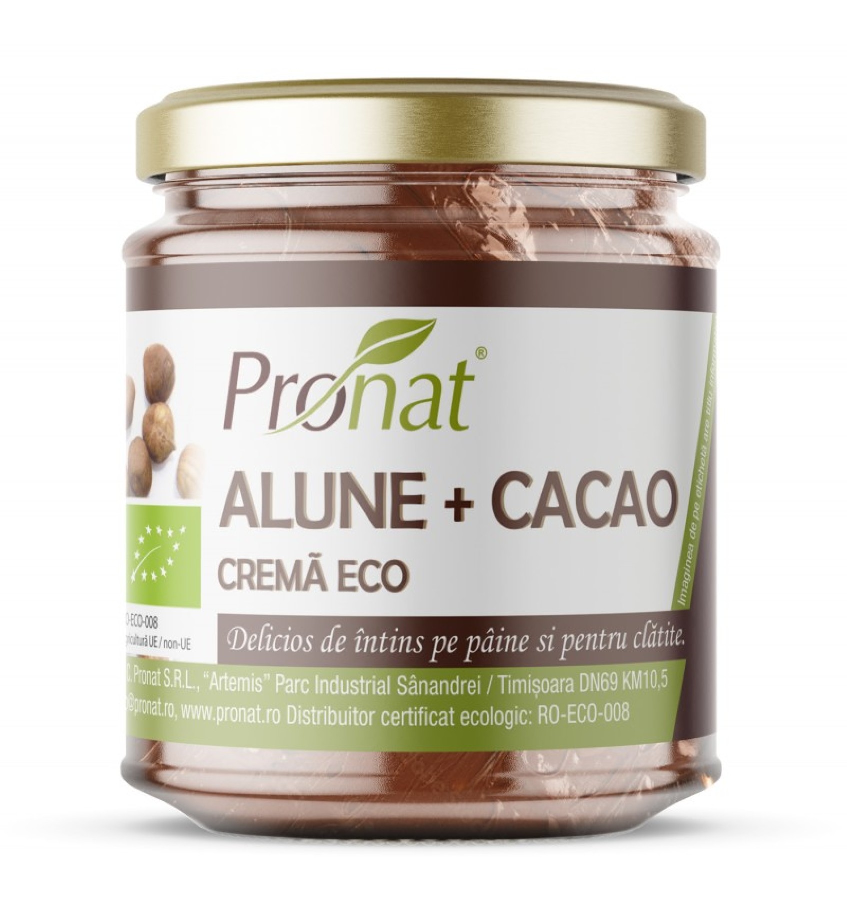 CREMA BIO DE ALUNE CU CACAO, 220G VEGAN