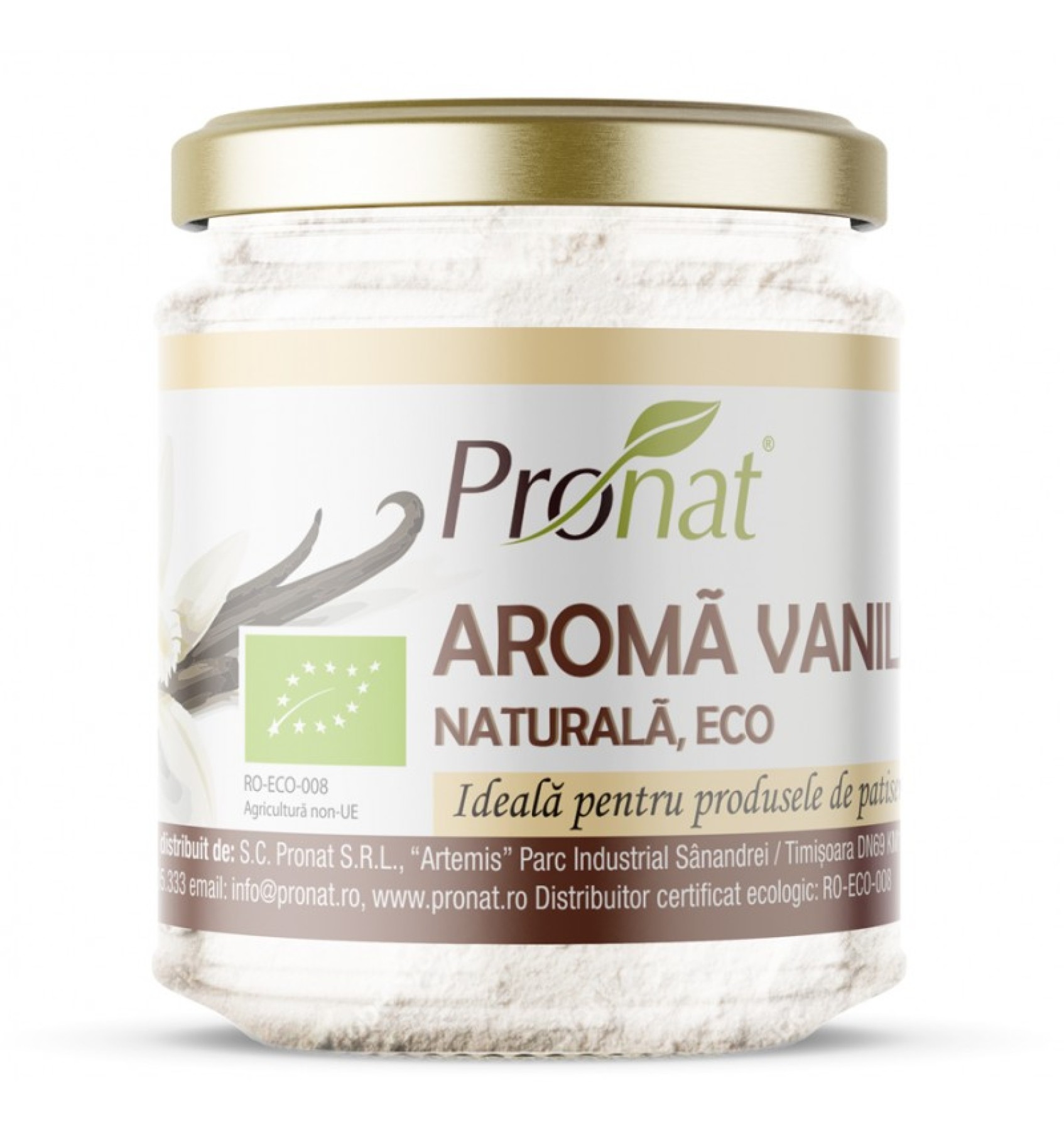 AROMA NATURALA DE VANILIE BIO, 80G