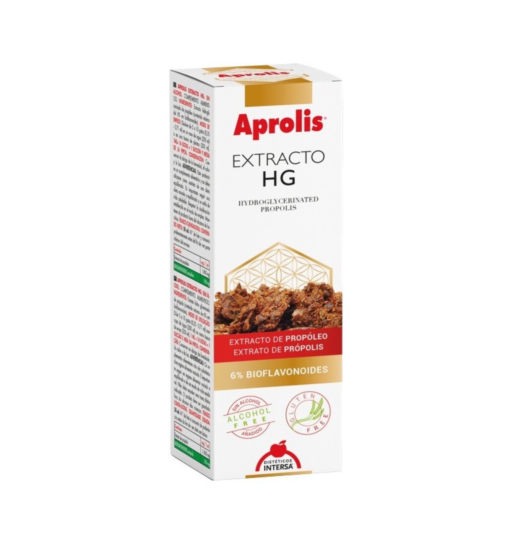 EXTRACT HIDROGLICERINAT DE PROPOLIS FARA ALCOOL 50ML APROLIS GOLD