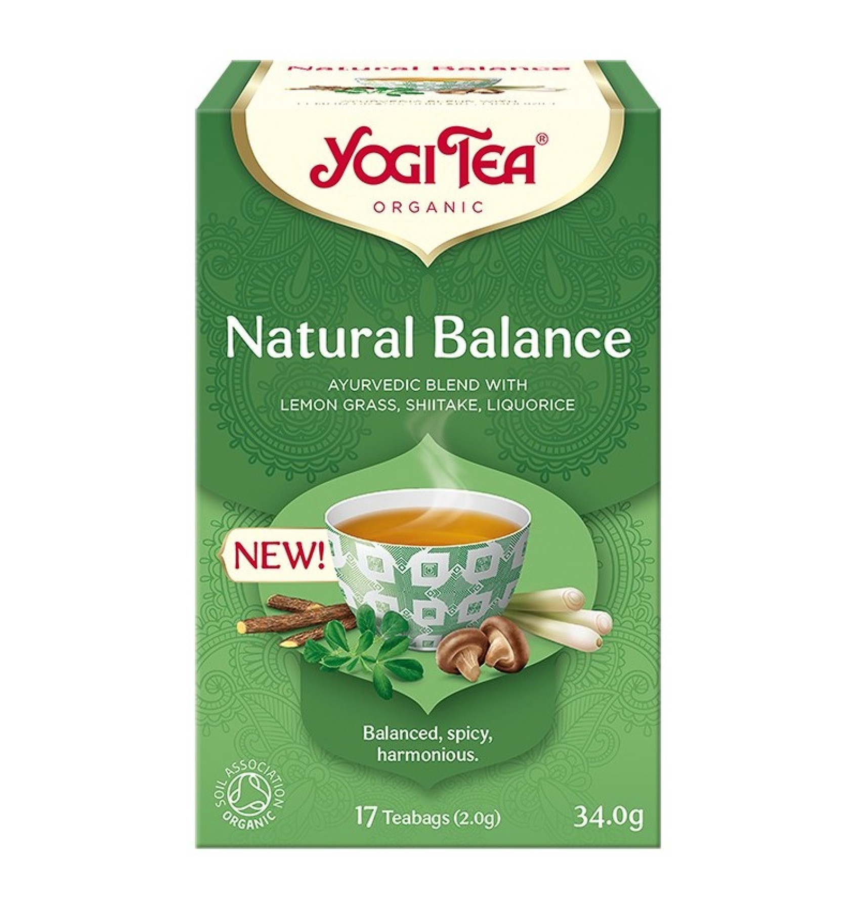 CEAI BIO NATURAL BALANCE, 34,0G YOGI TEA