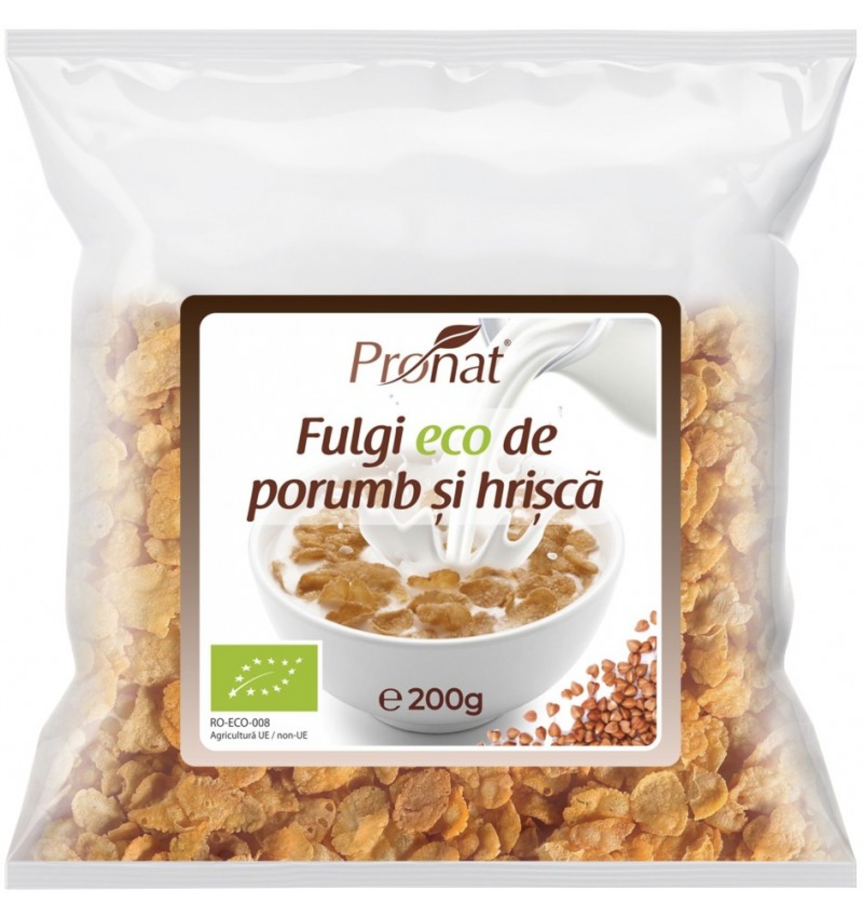 FULGI BIO DE PORUMB SI HRISCA, 200G