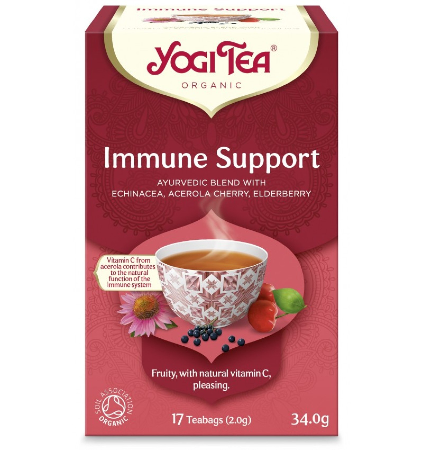 Ceai Bio SPRIJIN IMUNITAR, 17 pliculete 34.0 g Yogi Tea