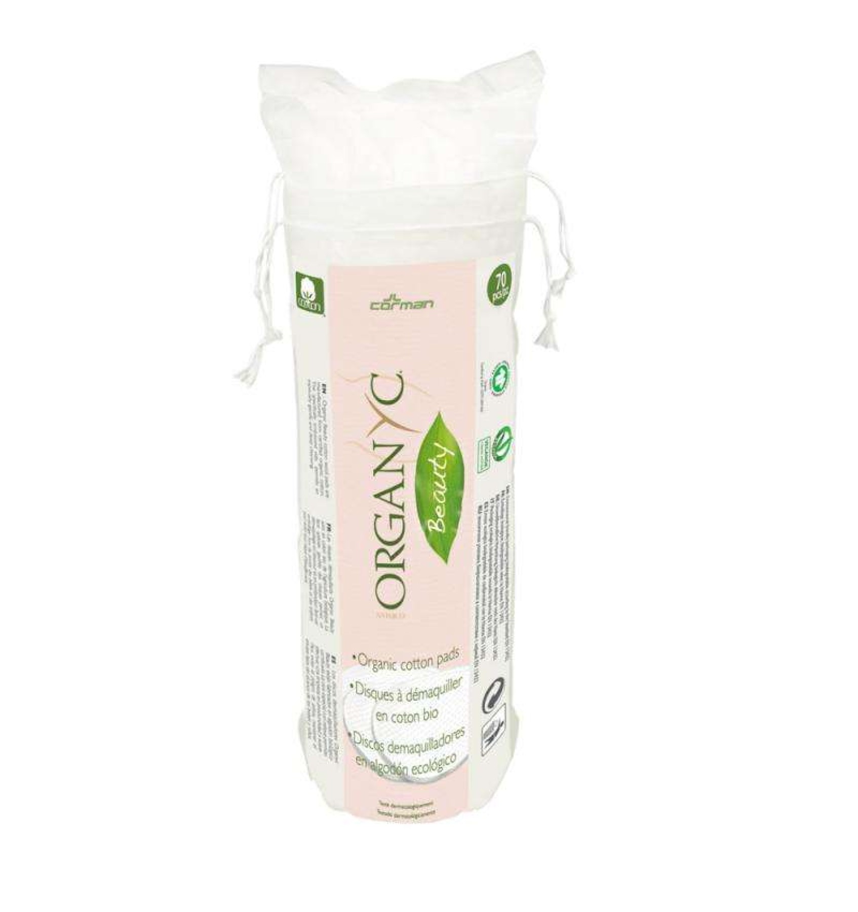 Dischete demachiante din bumbac organic 70 buc Organyc