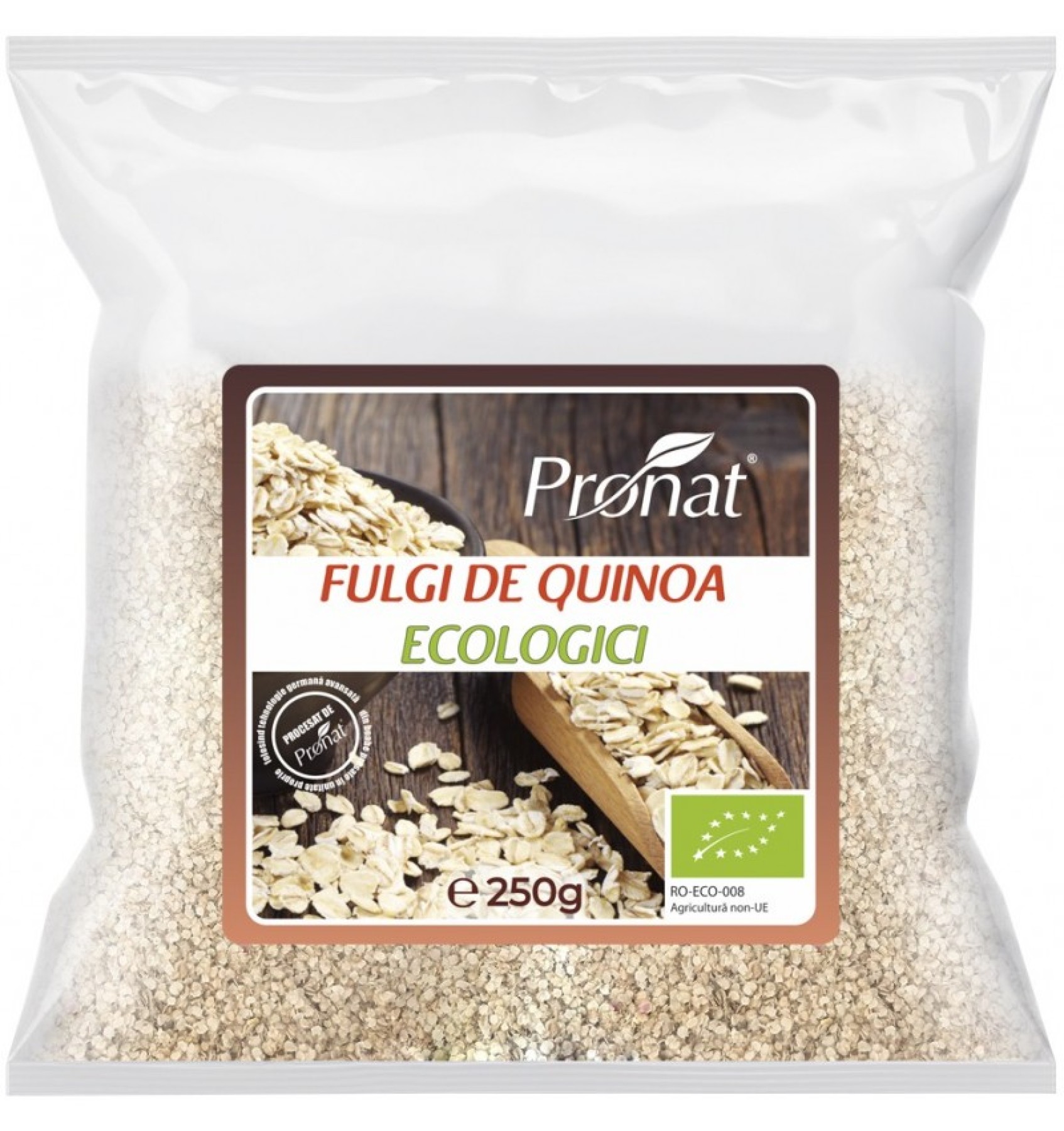 Fulgi Bio de quinoa, 250 g