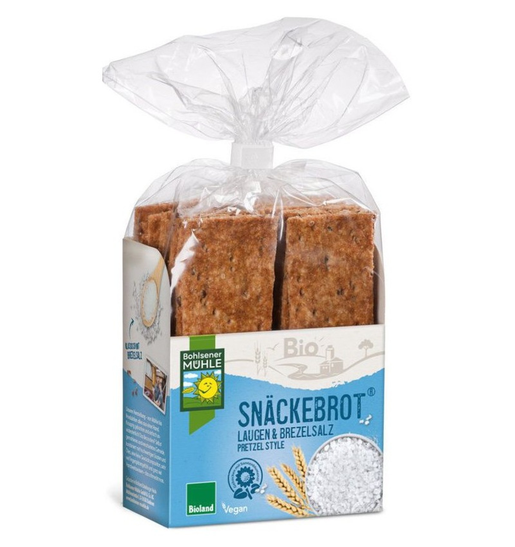 Paine Bio crocanta cu sare de mare, 200g Bohlsener Muhle