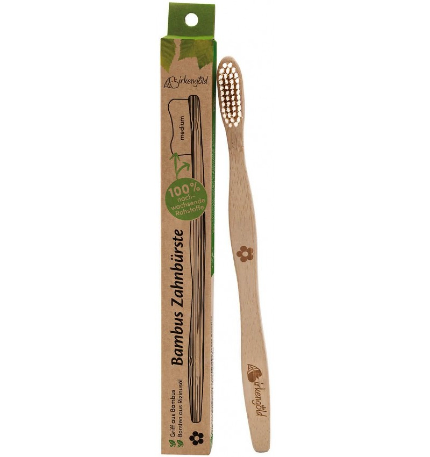 Periunta de dinti din bambus, ptr adulti