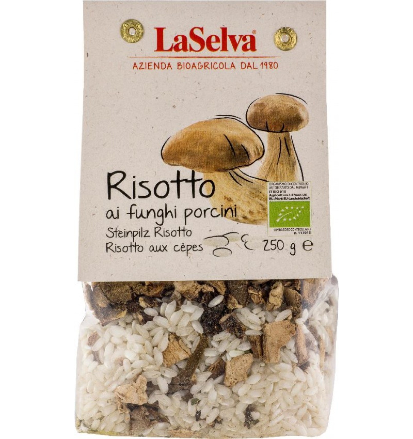 ECO/BIO Risotto cu ciuperci 250gr