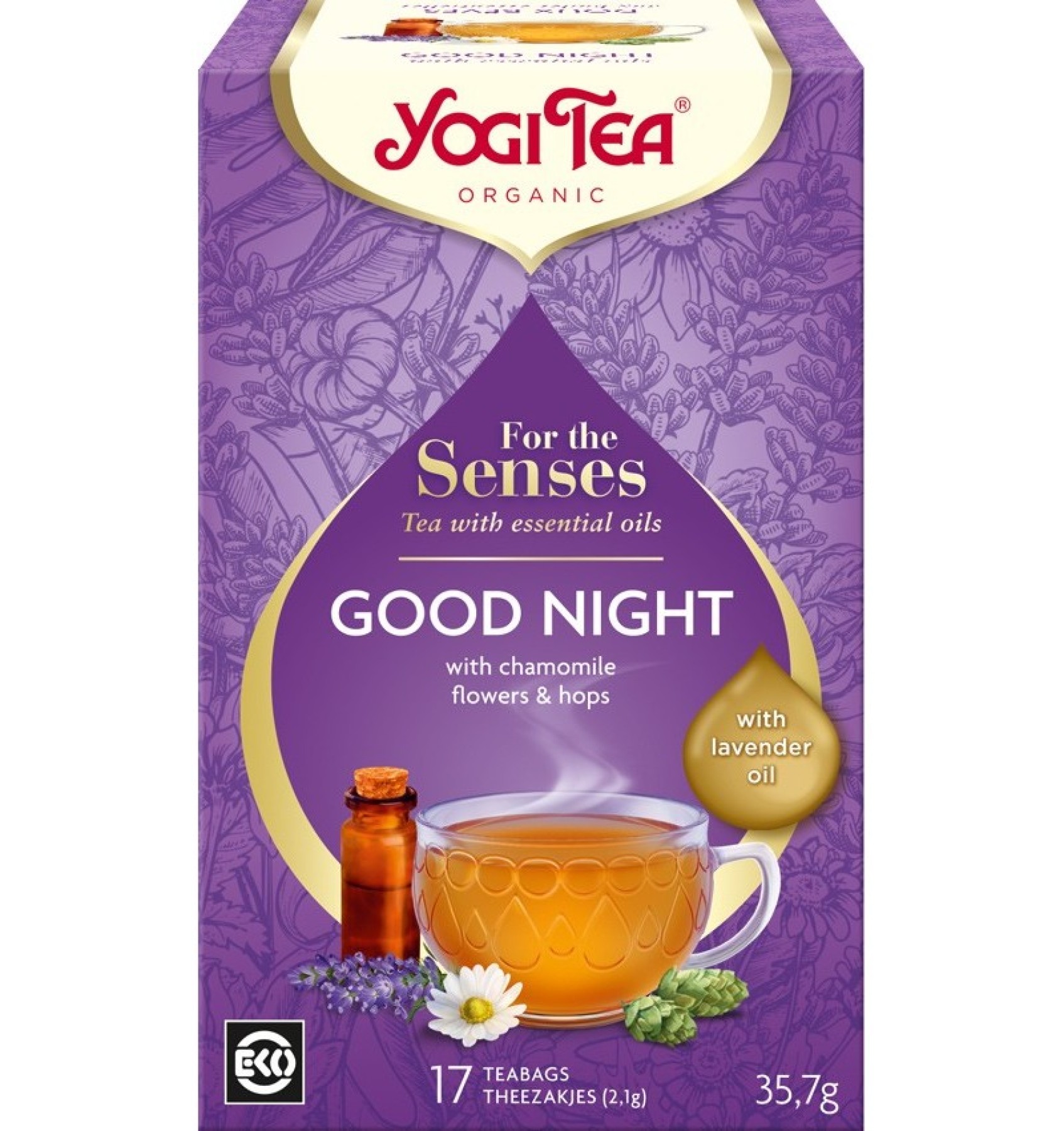 CEAI CU ULEI ESENTIAL, NOAPTE BUNA, BIO 35.7G Yogi Tea
