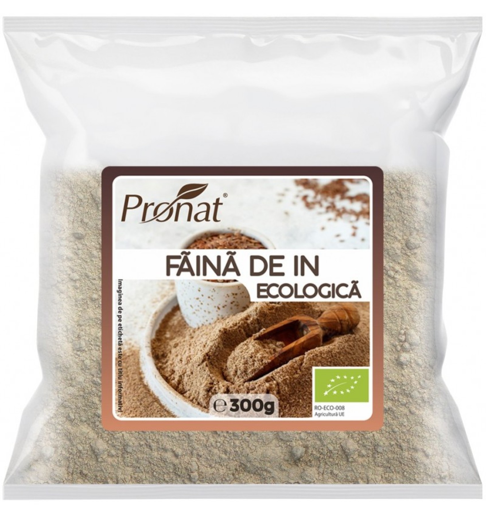 Faina bio din seminte de in, 300 g