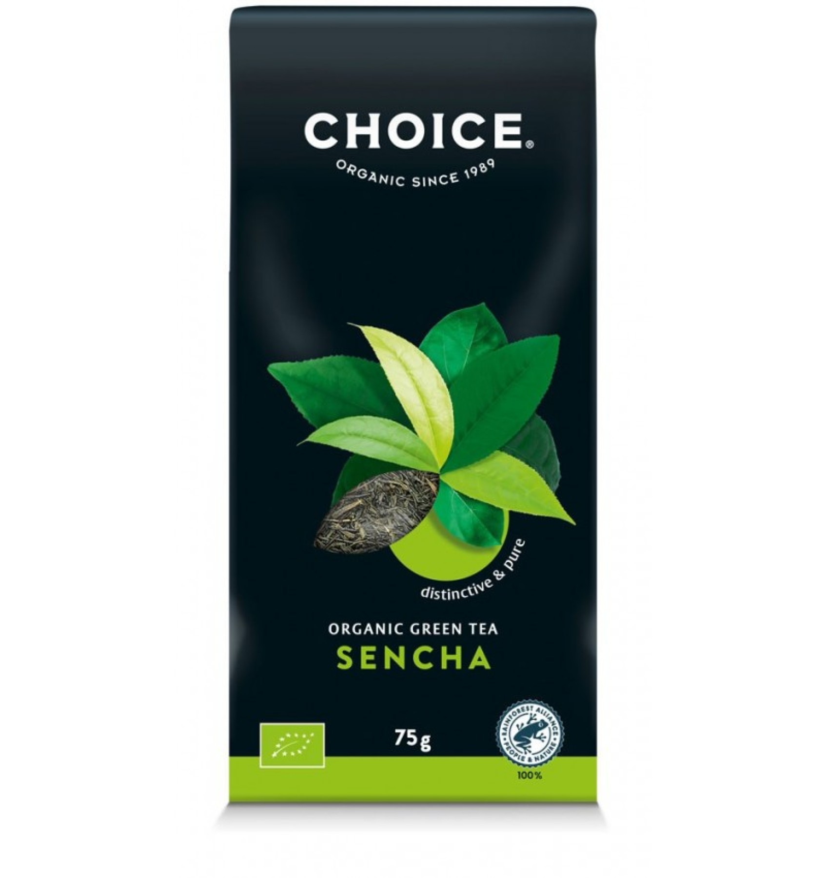 Ceai verde bio Sencha, 75 g Choice®