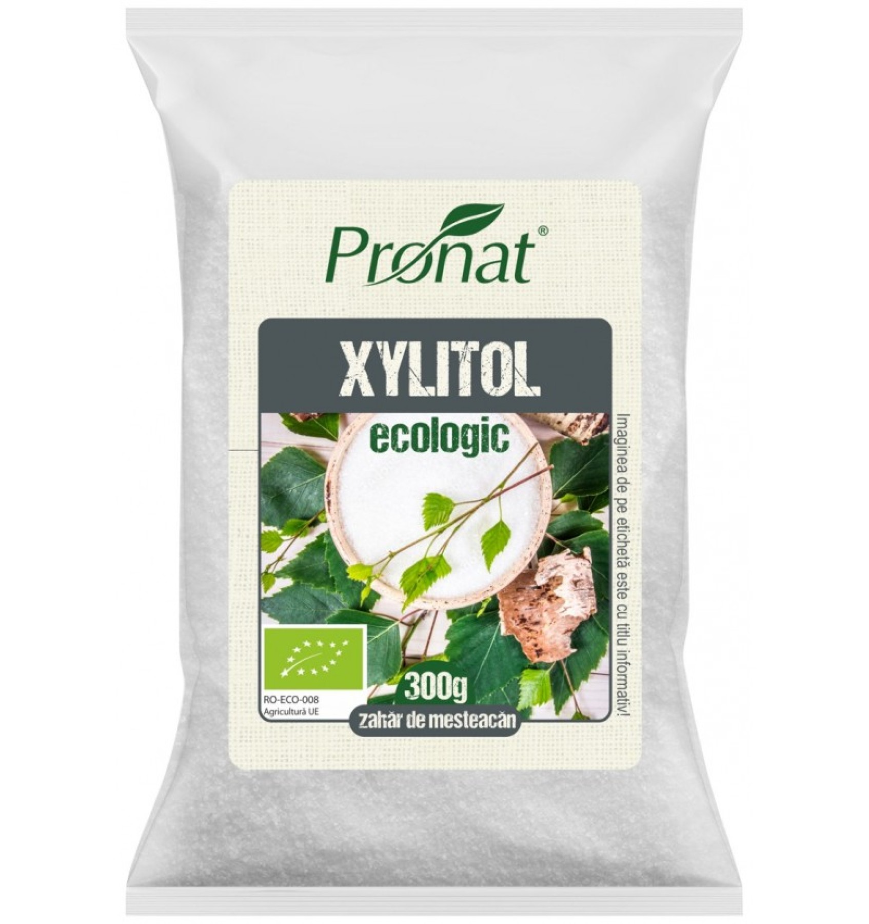 Zahar de mesteacan bio cristale, 100% xylitol, 300g