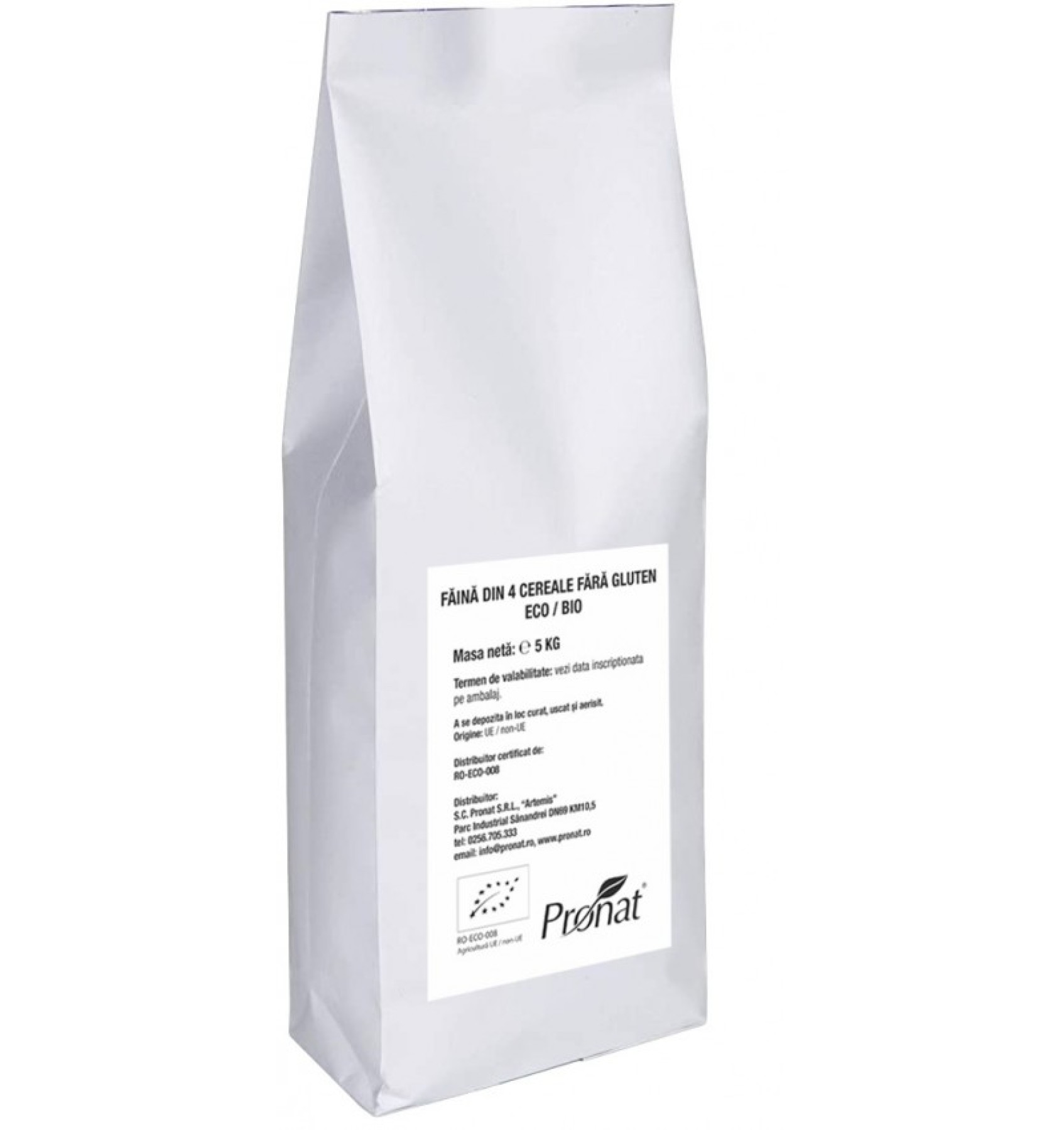 Faina BIO din patru cereale natural fara gluten, 5kg