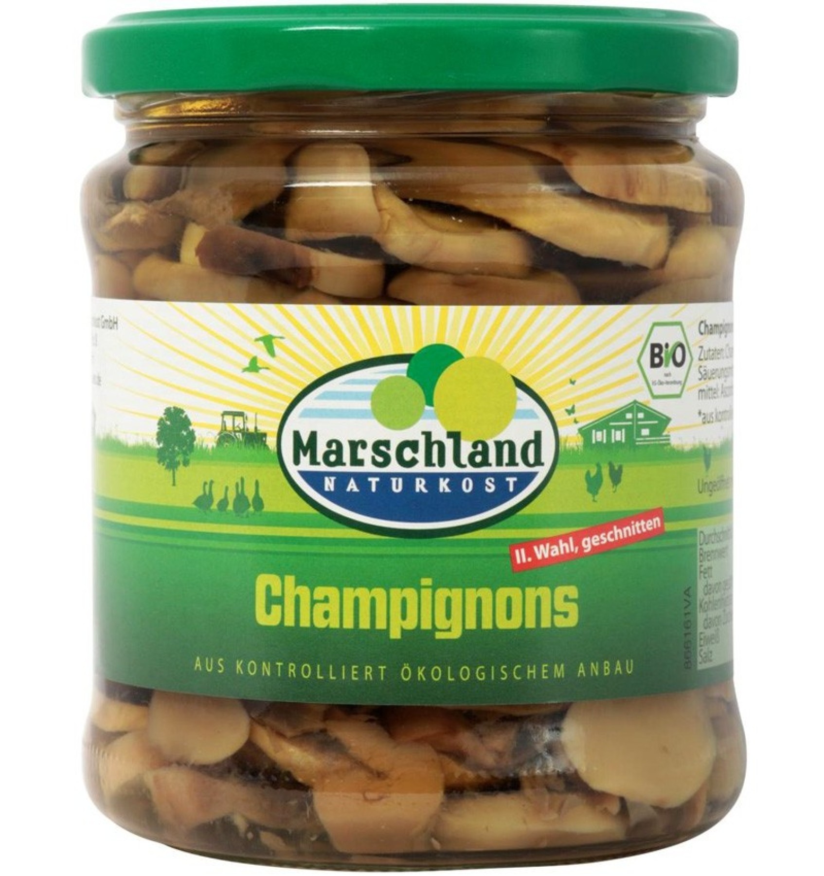 Ciuperci champignons bio 330 g / 170 g
