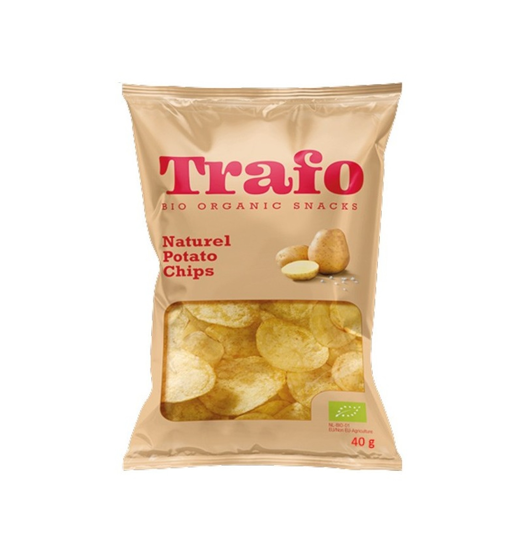 ECO/BIO Chipsuri din cartofi cu sare 40gr