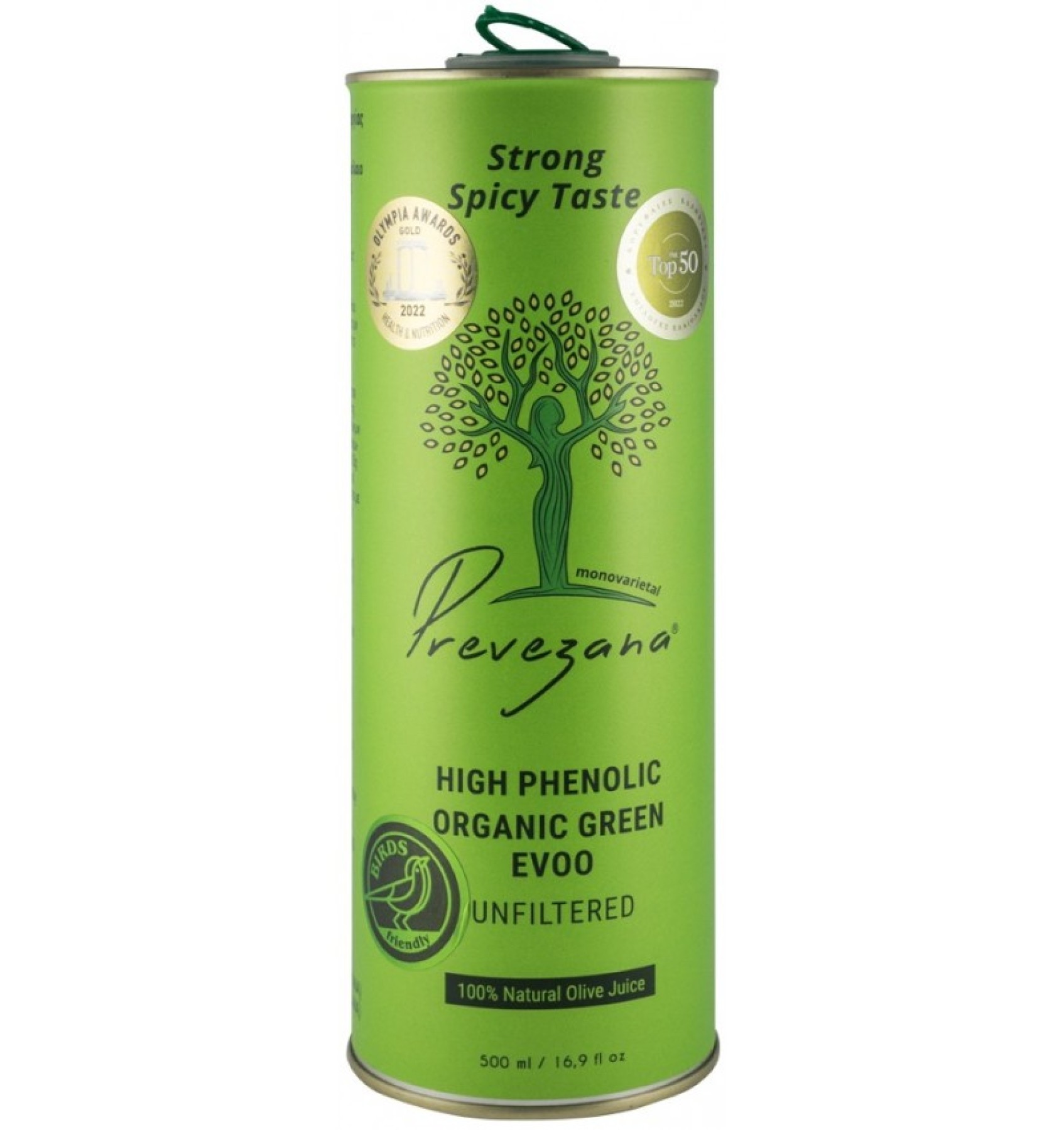 ECO/BIO ULEI DE MASLINE 0.5L, Cu continut mare de fenoli,Gust intens