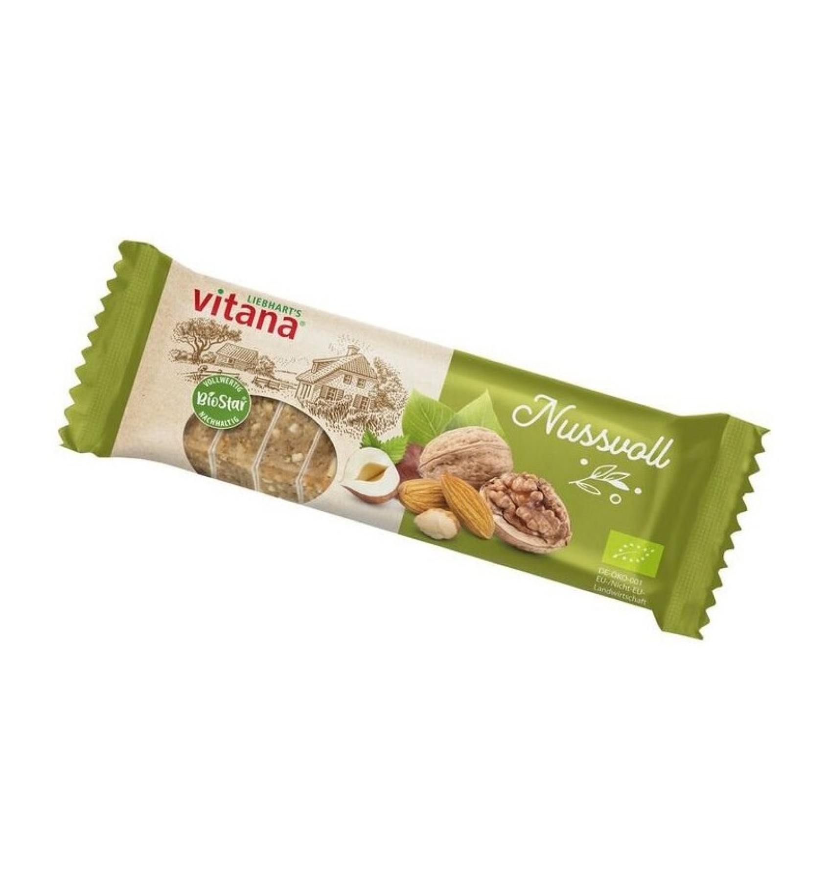 ECO/BIO Baton cu nuci si fructe, 60gr, portionat