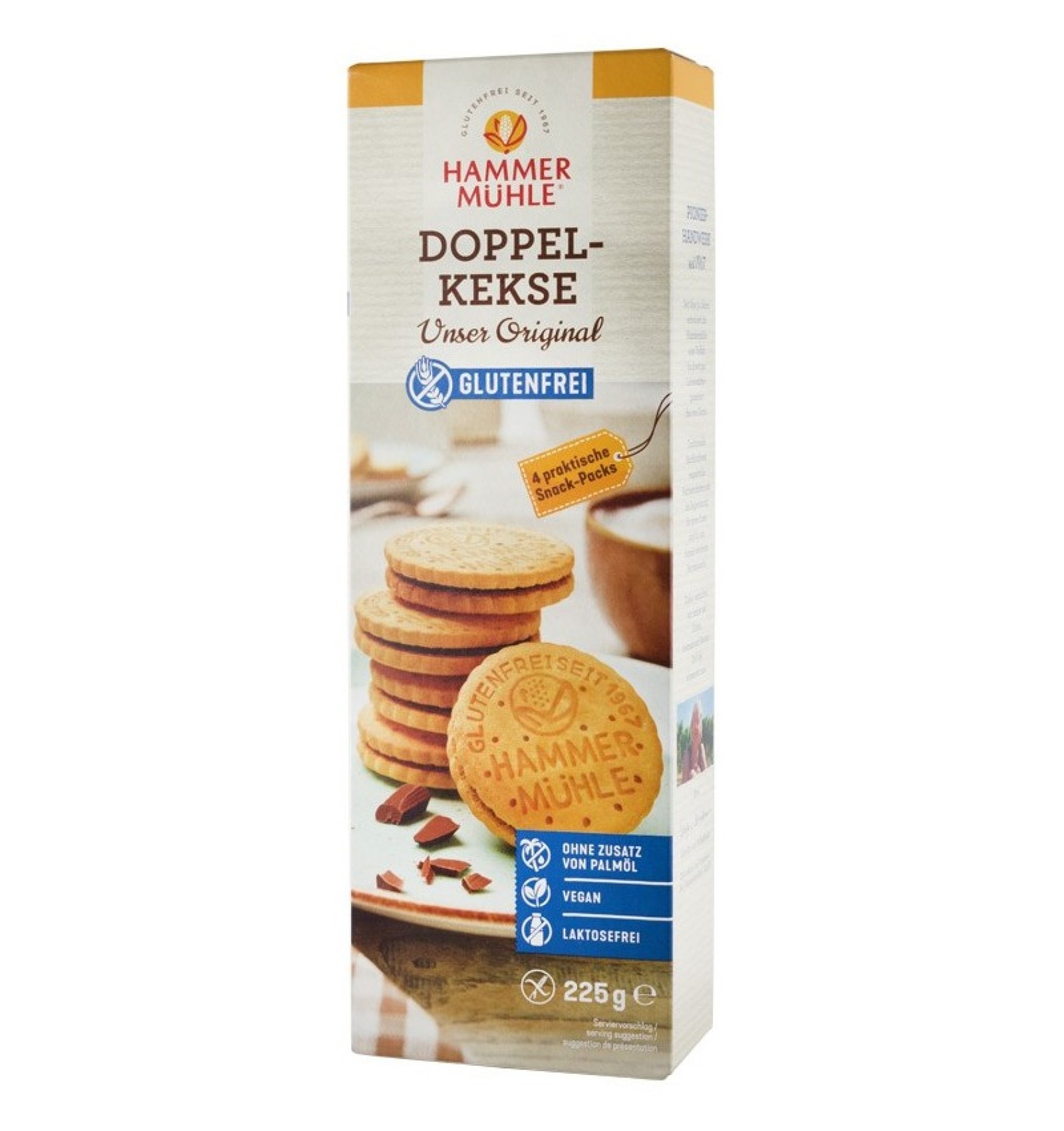 Biscuiti dubli, reteta noastra originala, 225 g HAMMER MUHLE