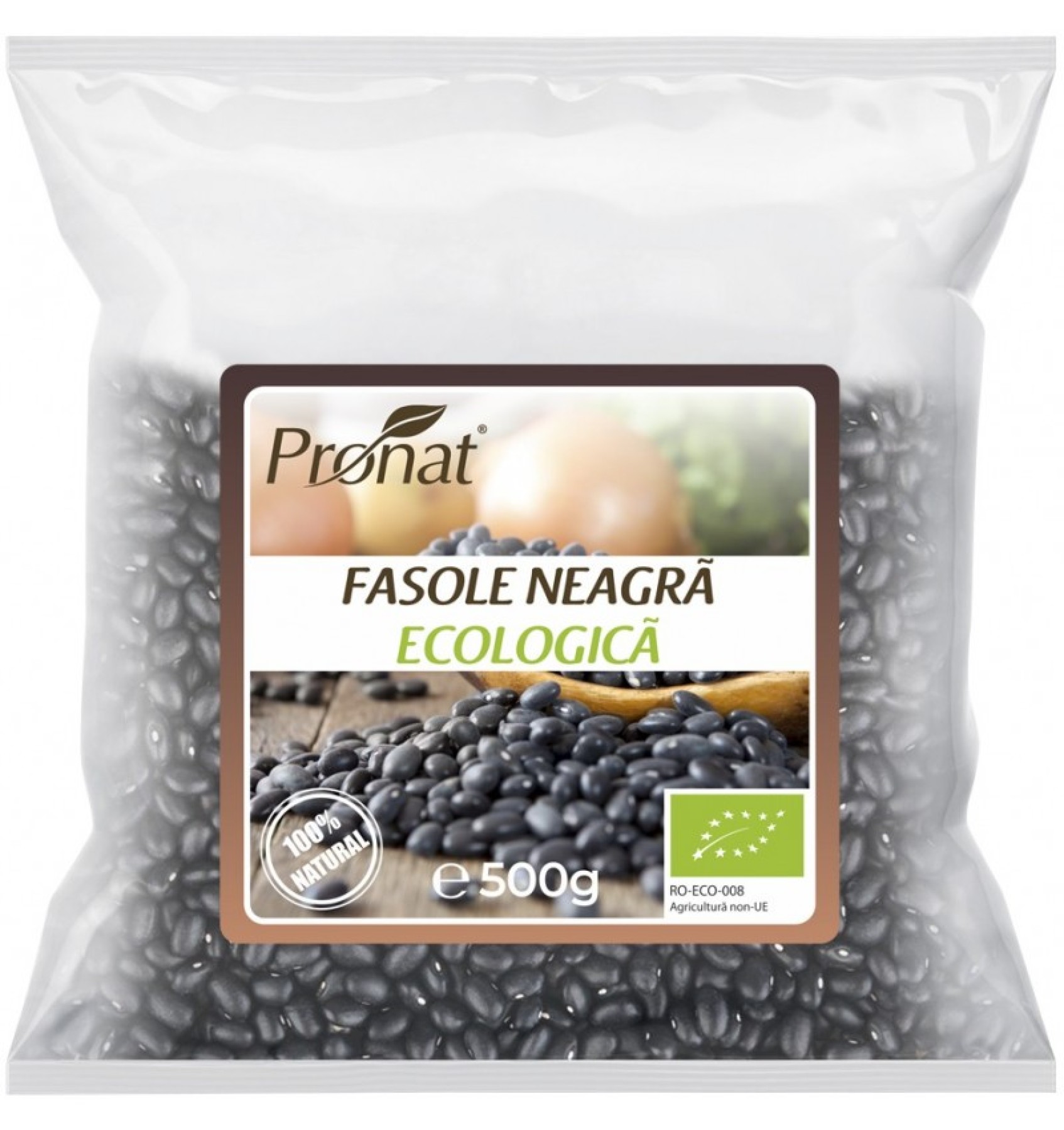 Fasole neagra bio, 500 g