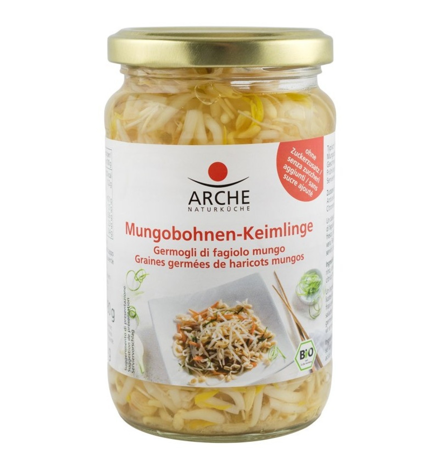 Muguri BIO de fasole mung, 330 g / 175 g Arche