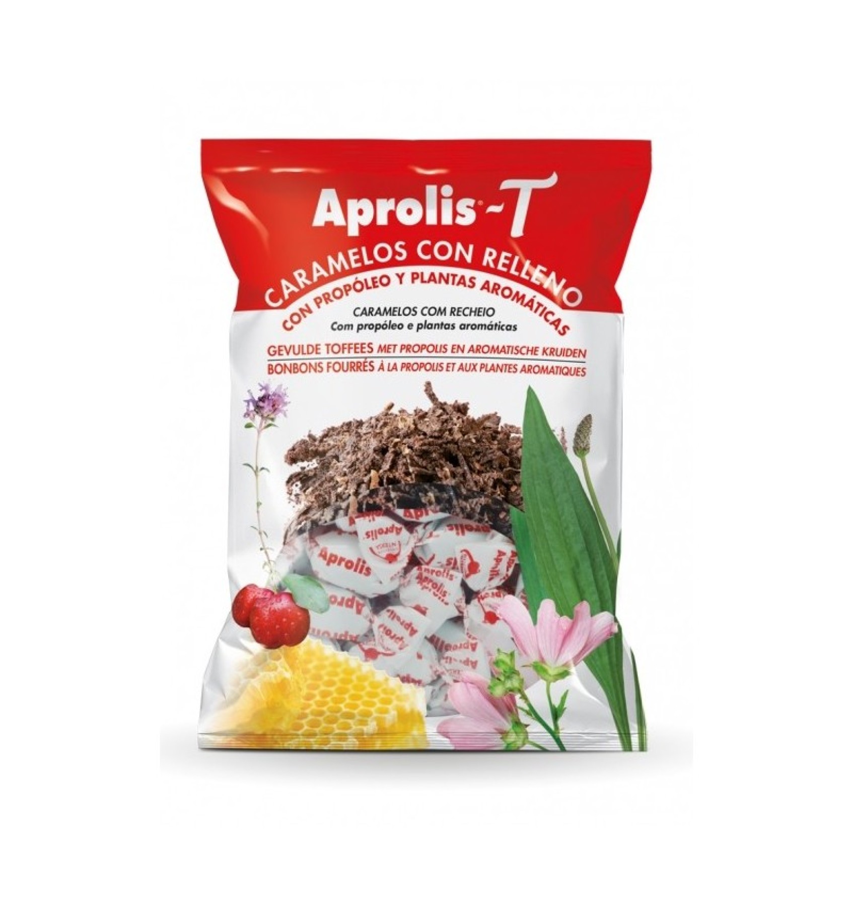 Dropsuri cu umplutura, plante aromatice si propolis, 100 g APROLIS T