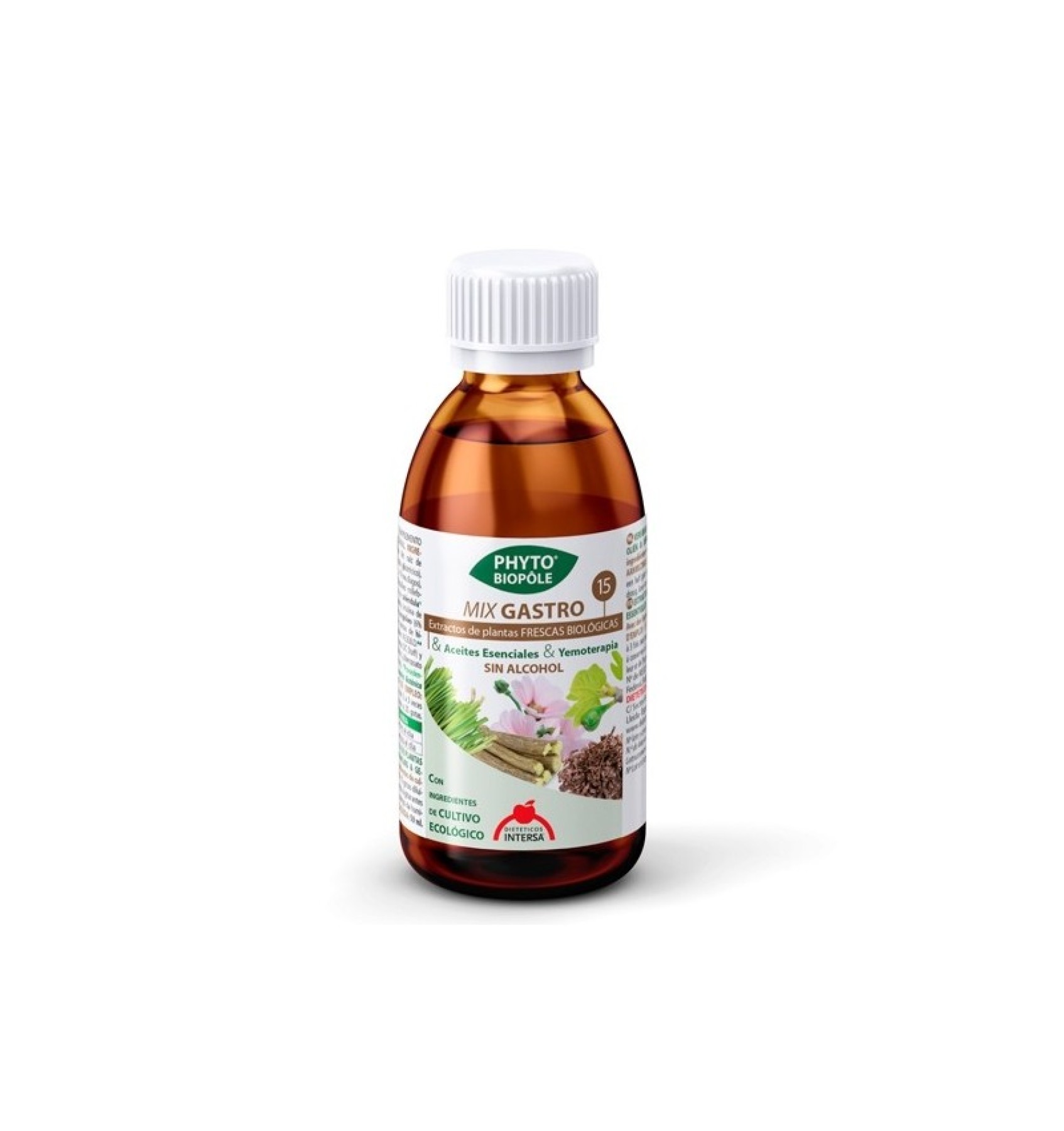 MIX 15 DIN PLANTE, GASTRO, DIGESTIE, 50 ML Phyto-Biopôle
