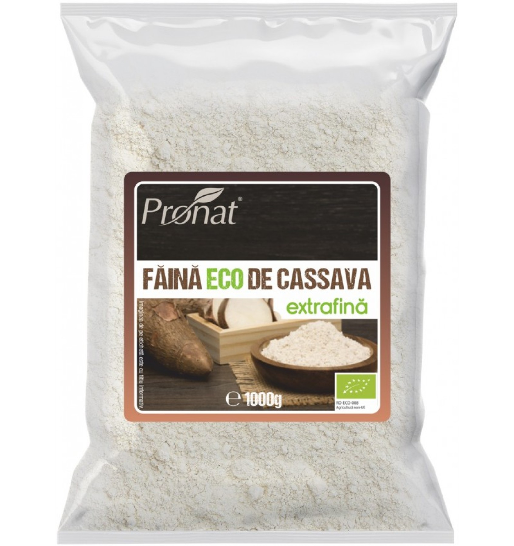 Faina BIO de Cassava extra fina (Tapioca / Manioc), 1000g