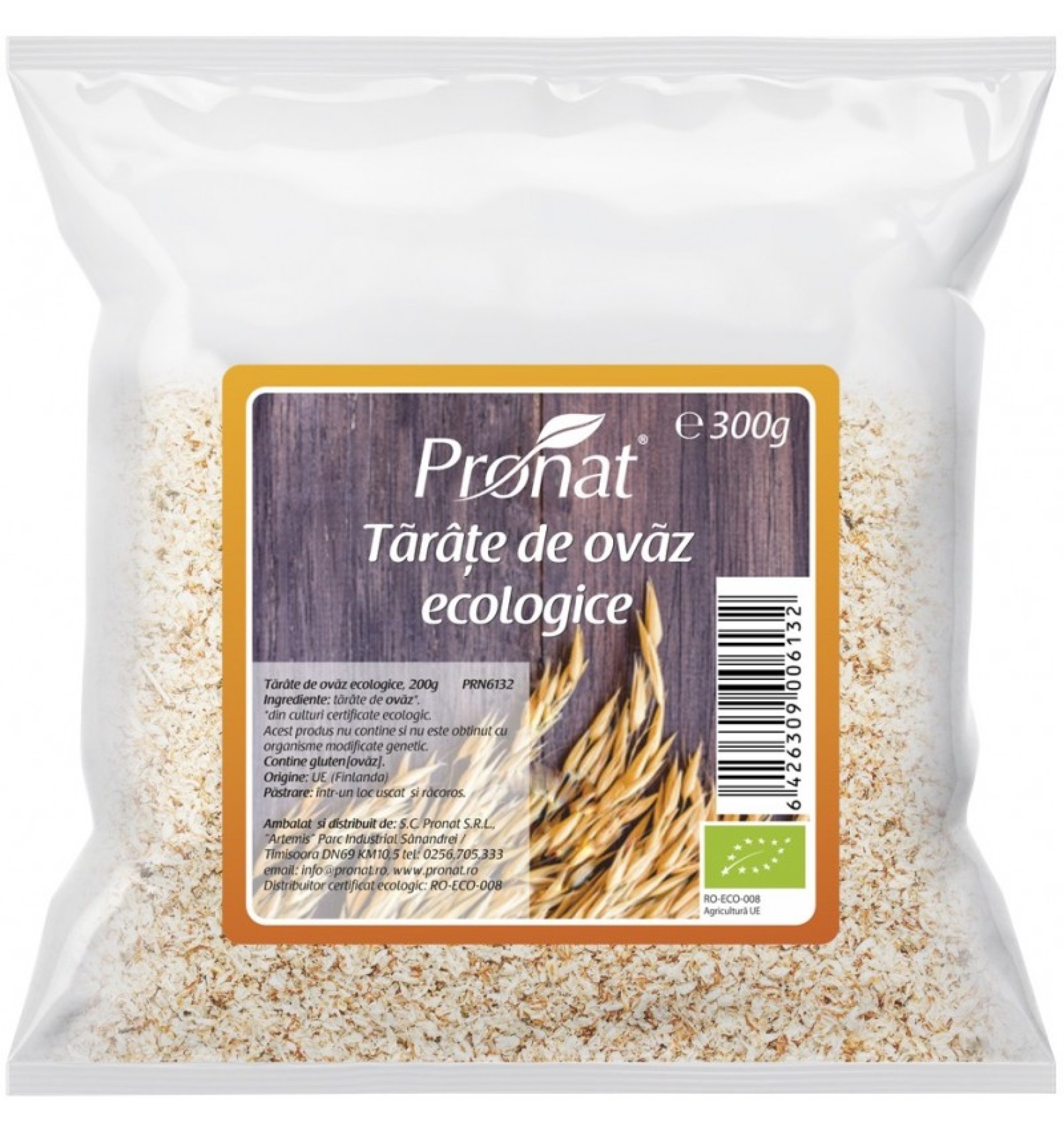 Tarate BIO de ovaz, 300 g