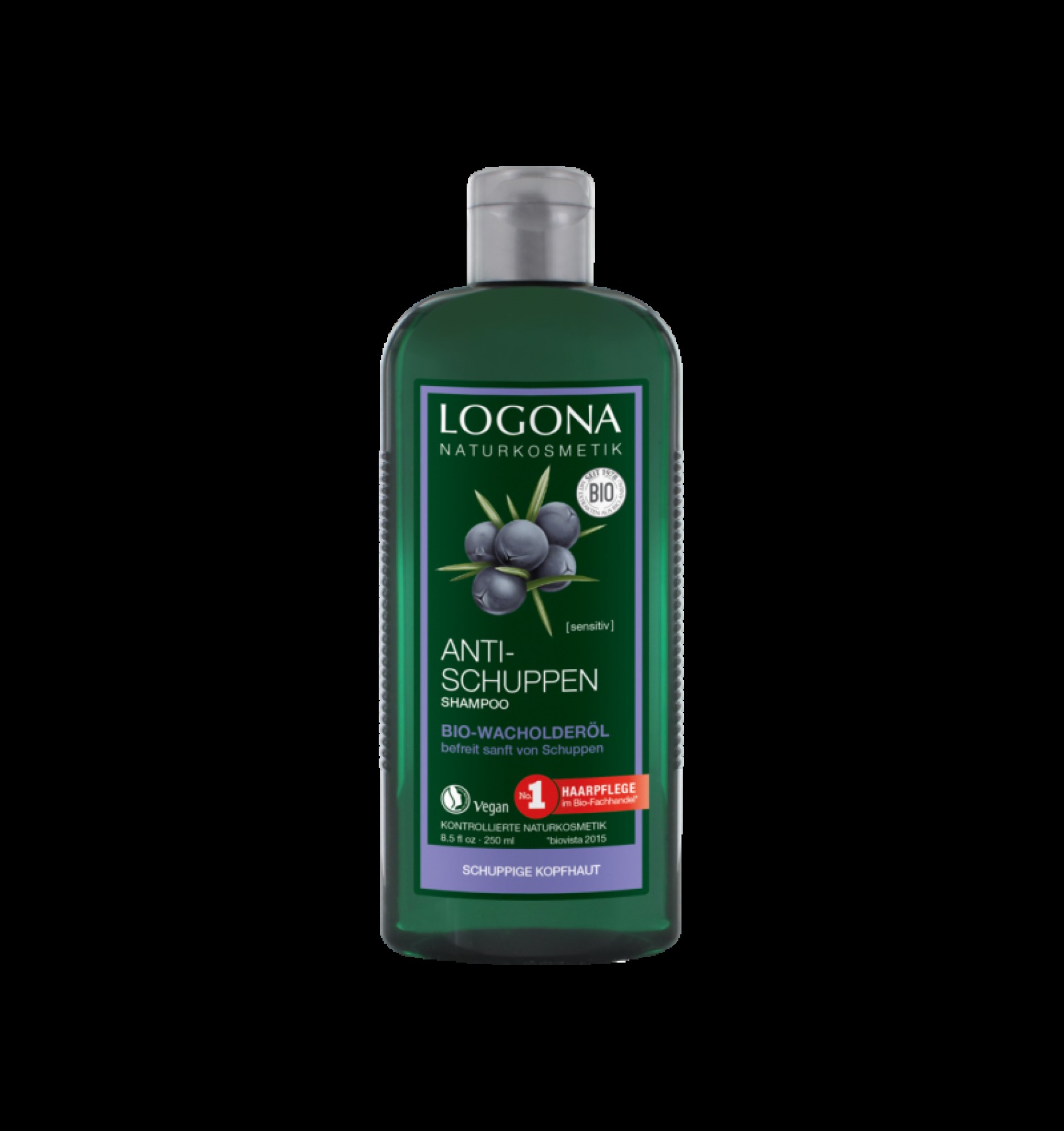 Sampon bio antimatreata cu ulei de ienupar, 250 ml Logona