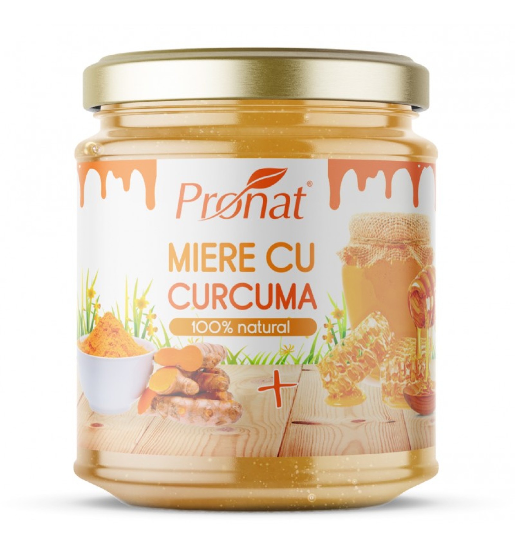 Miere cu curcuma, 220 g