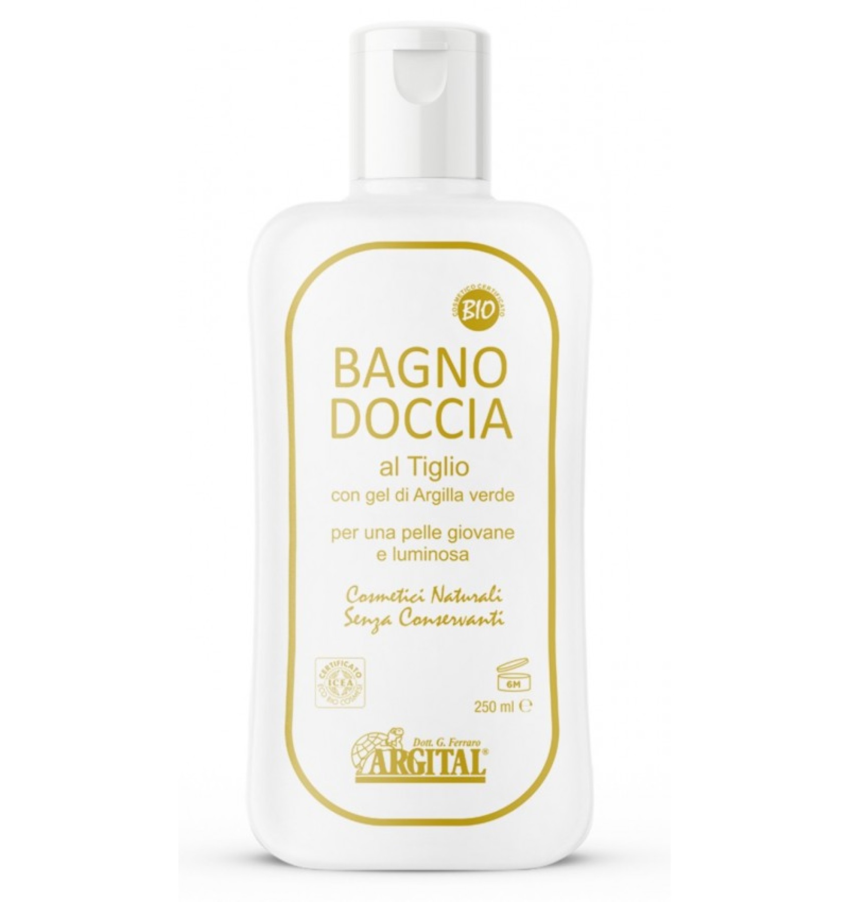 Gel de dus BIO cu flori de tei, 250ml Argital