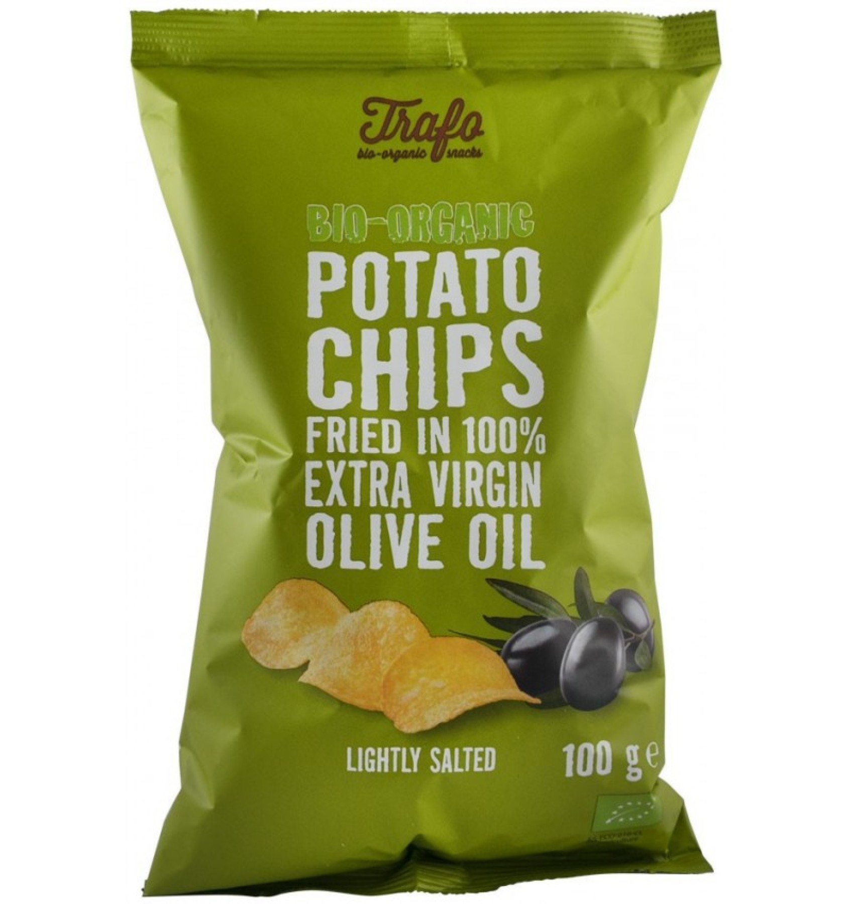 ECO/BIO Chipsuri din cartofi prajite in ulei de masline100gr