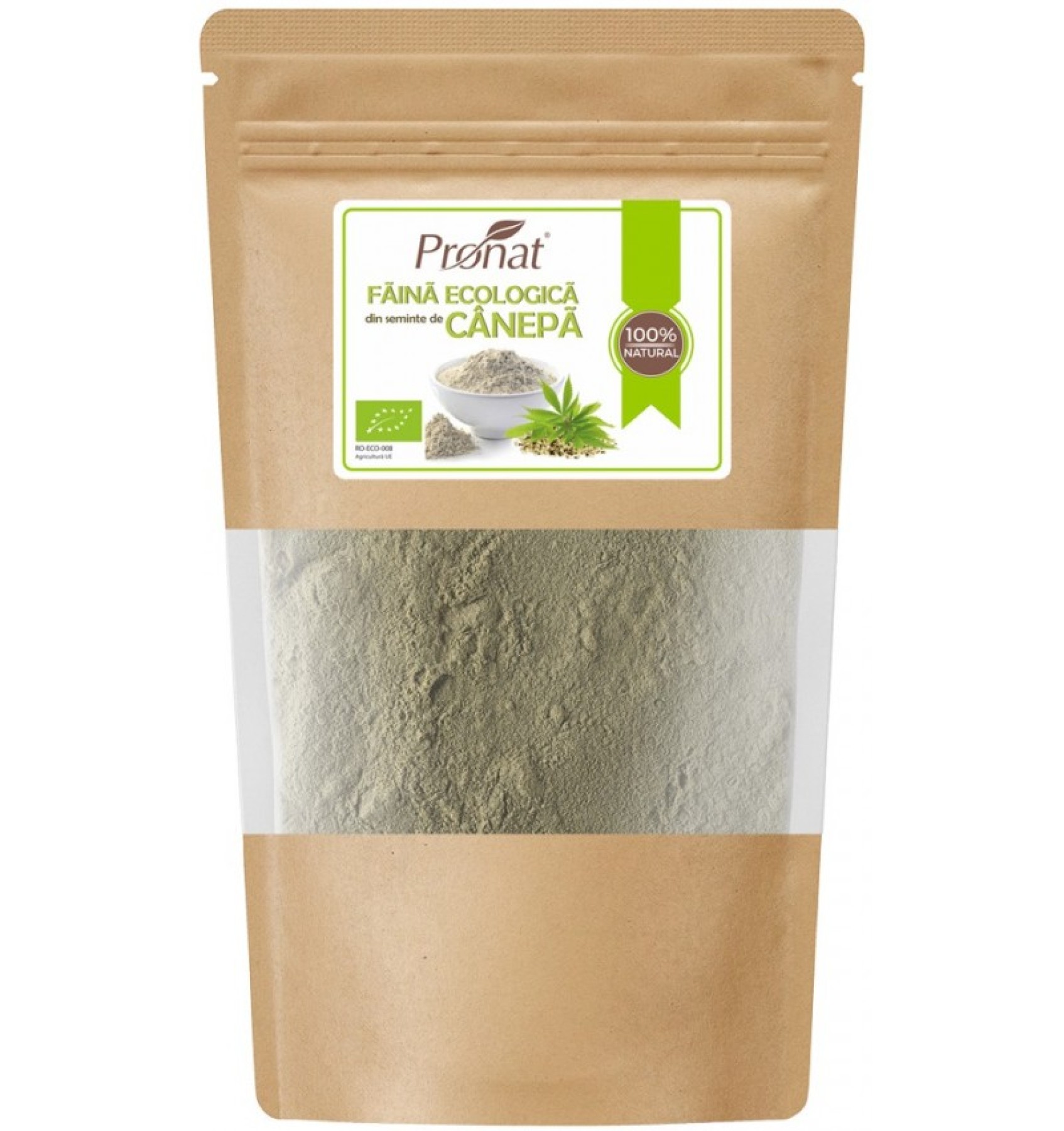 Faina BIO din seminte de canepa, 500g