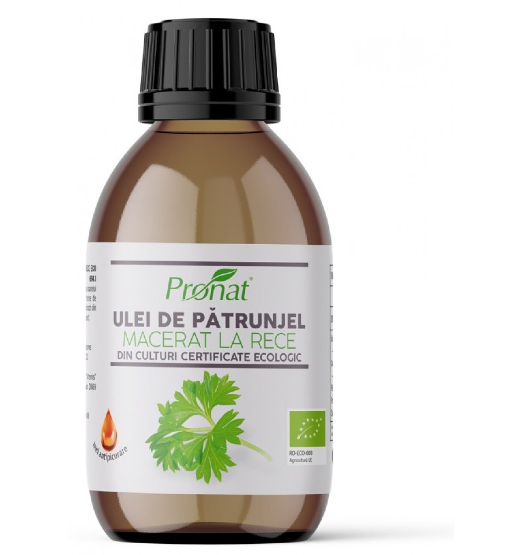 Ulei BIO de patrunjel macerat la rece, 100 ml